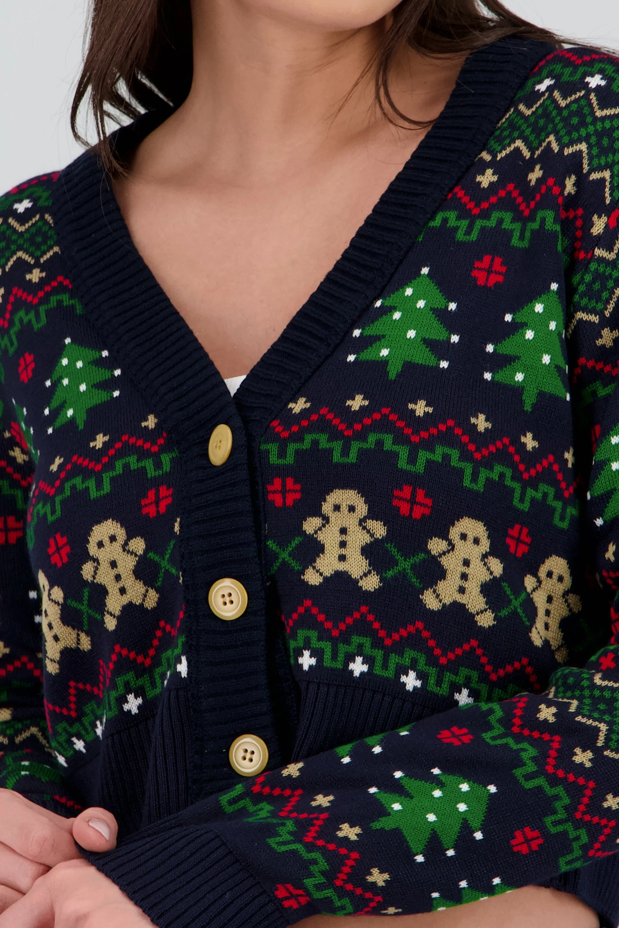 Cárdigan crop navideño sold by Shasa product image thumbnail 5