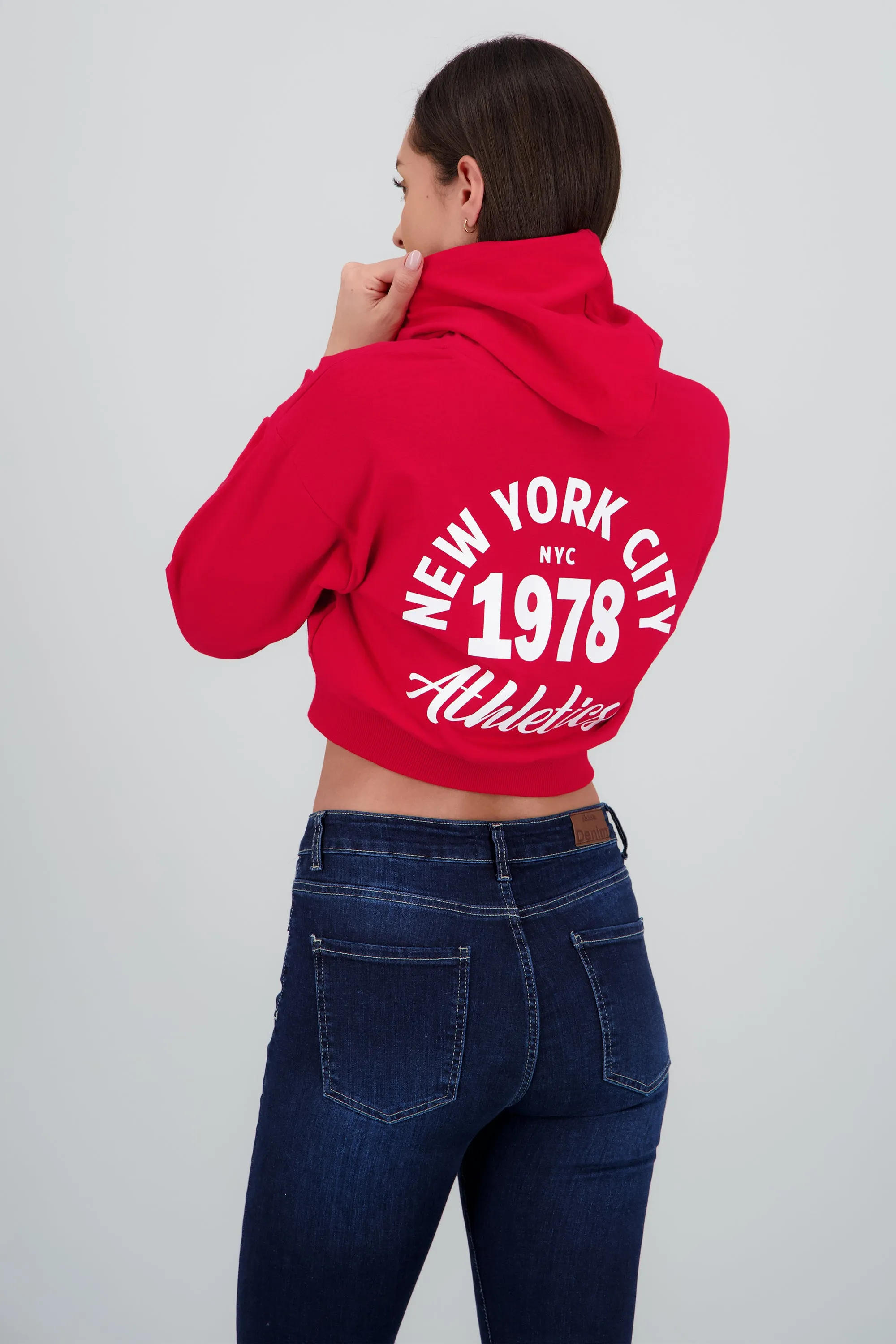 Sudadera crop cierre new york sold by Shasa product image thumbnail 4
