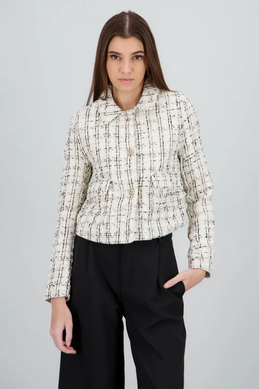 Saco de tweed sold by Shasa