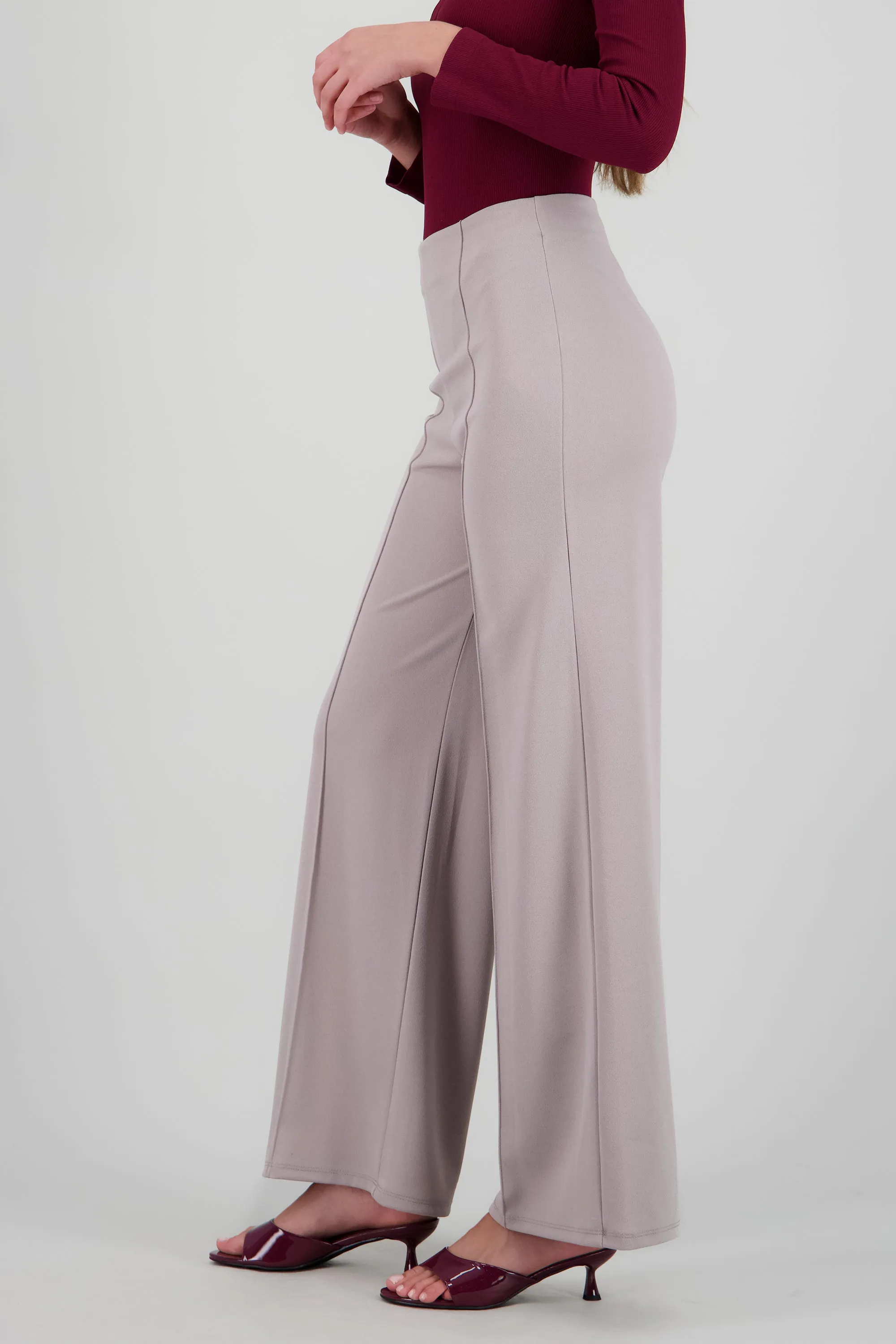 Pantalón Wide Leg Cintura Alta Costuras sold by Shasa product image thumbnail 3