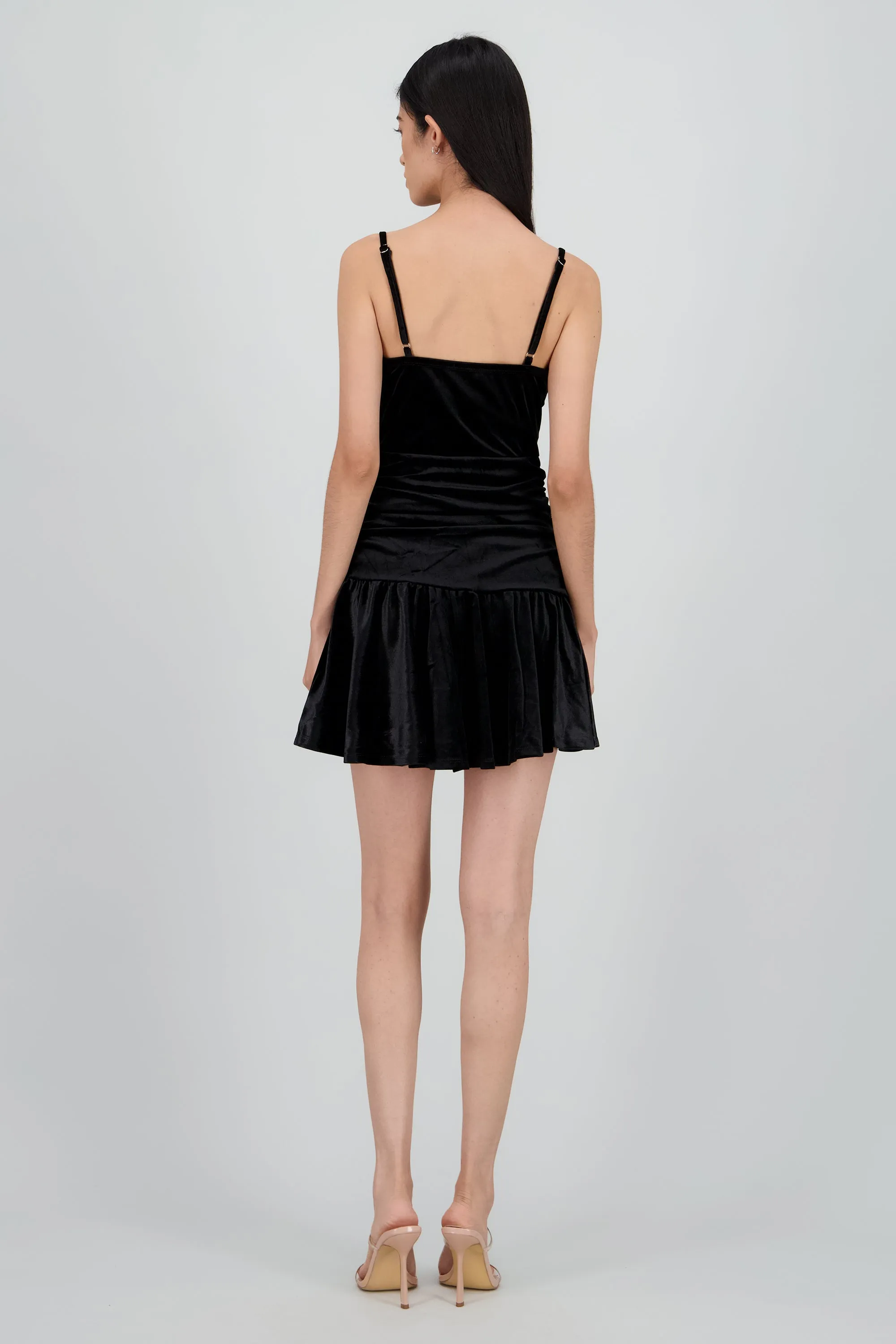 Vestido velvet detalle frunce tirantes sold by Shasa product image thumbnail 4