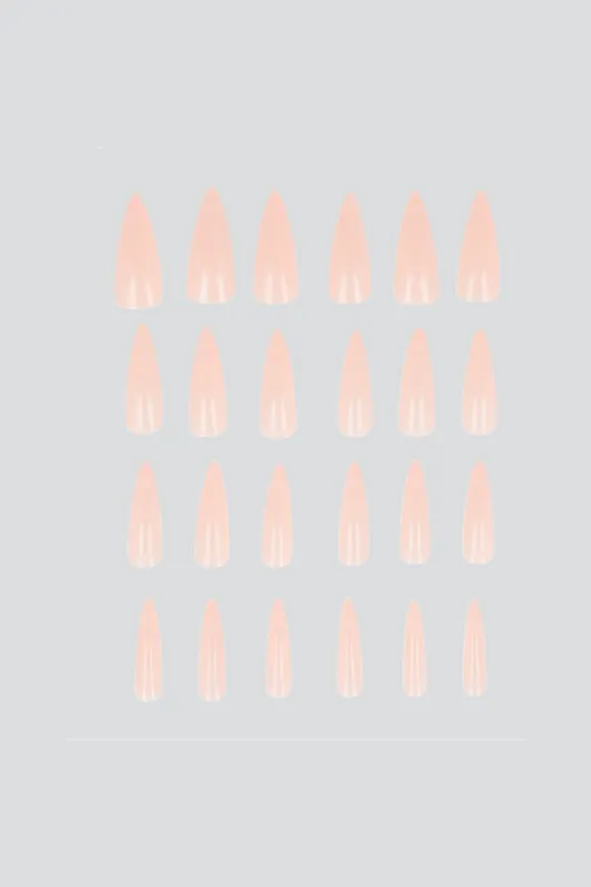 Set 24 uñas ojo de gato doble french sold by Shasa