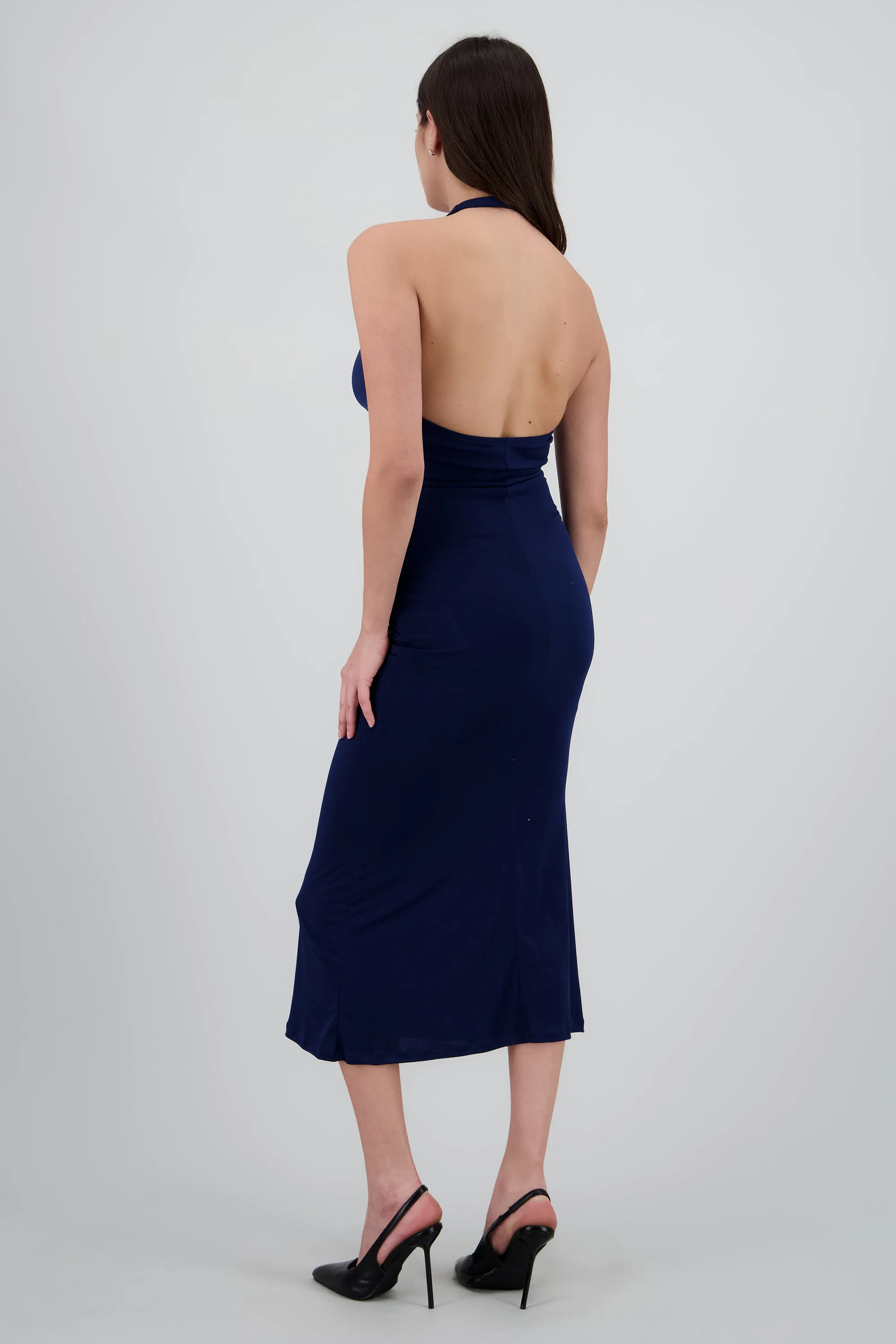 Vestido maxi halter escote columpio sold by Shasa product image thumbnail 4