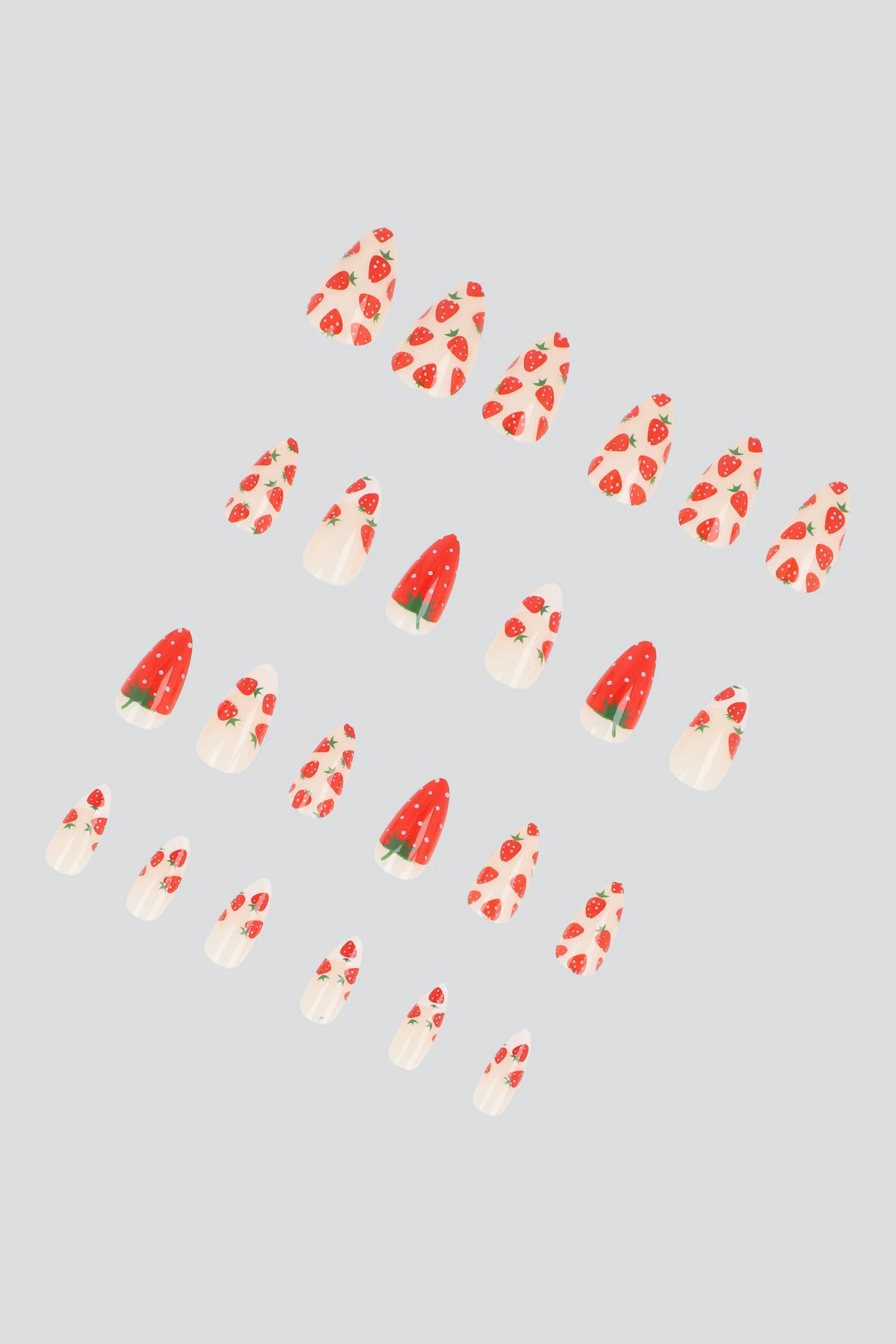 Set 24 uñas fresas sold by Shasa product image thumbnail 2