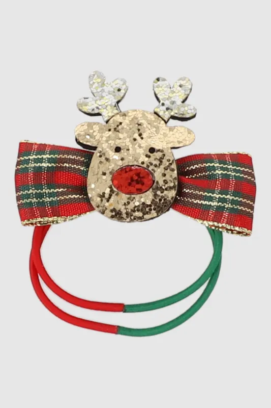 Liga moño de reno glitter sold by Shasa