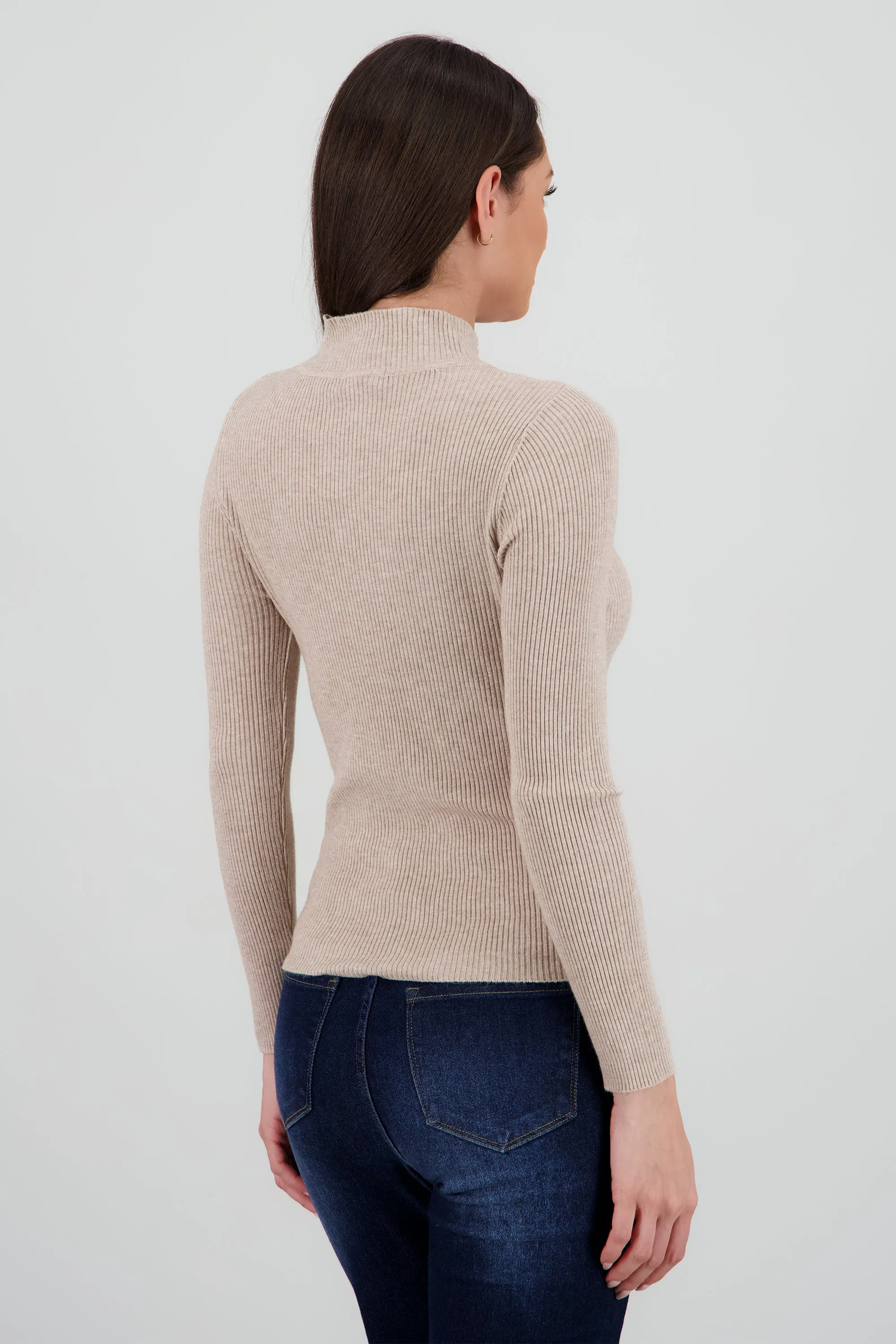 Top rib cuello alto manga larga sold by Shasa product image thumbnail 4