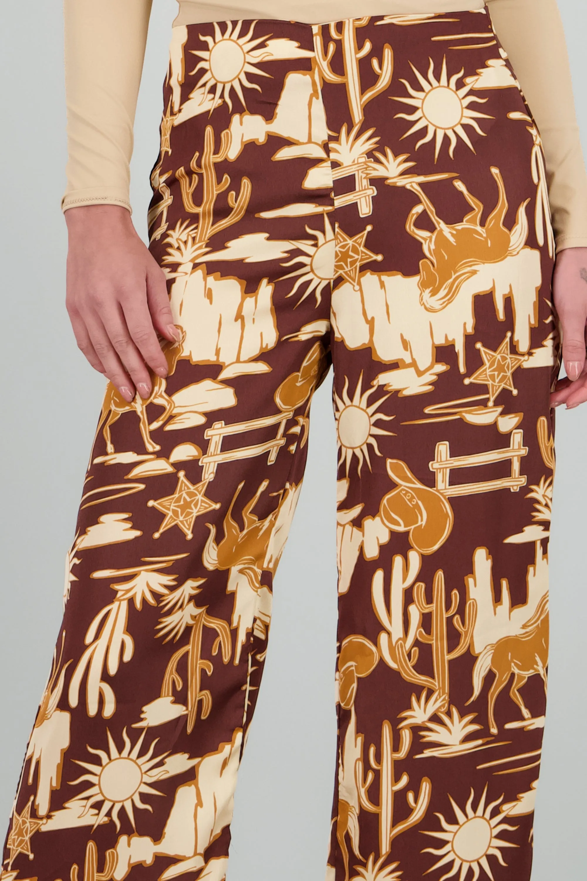Pantalon recto cowboy print sold by Shasa product image thumbnail 5