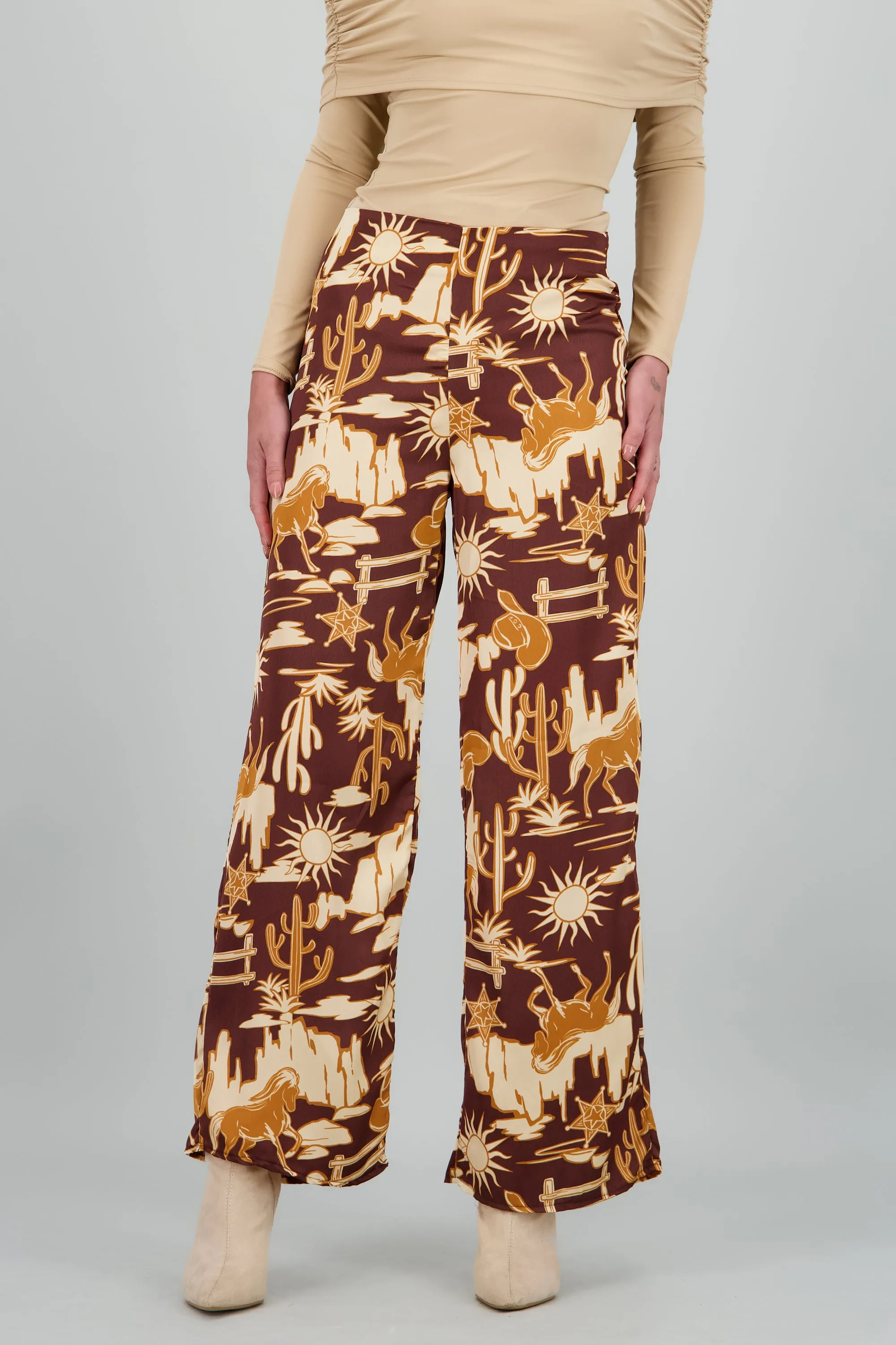 Pantalon recto cowboy print sold by Shasa product image thumbnail 2