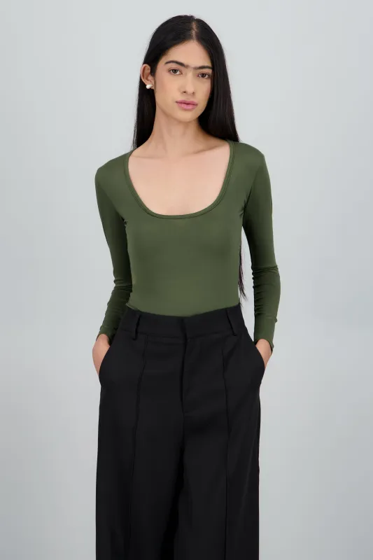 Bodysuit Liso Cuello Scoop sold by Shasa