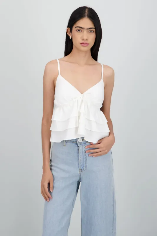 Top tirantes con olanes sold by Shasa