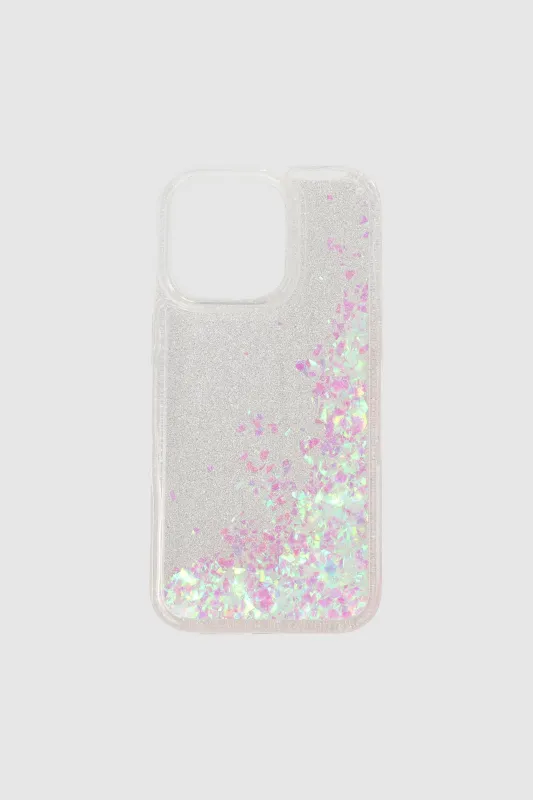 Funda cel i14 pro glitter confetti sold by Shasa