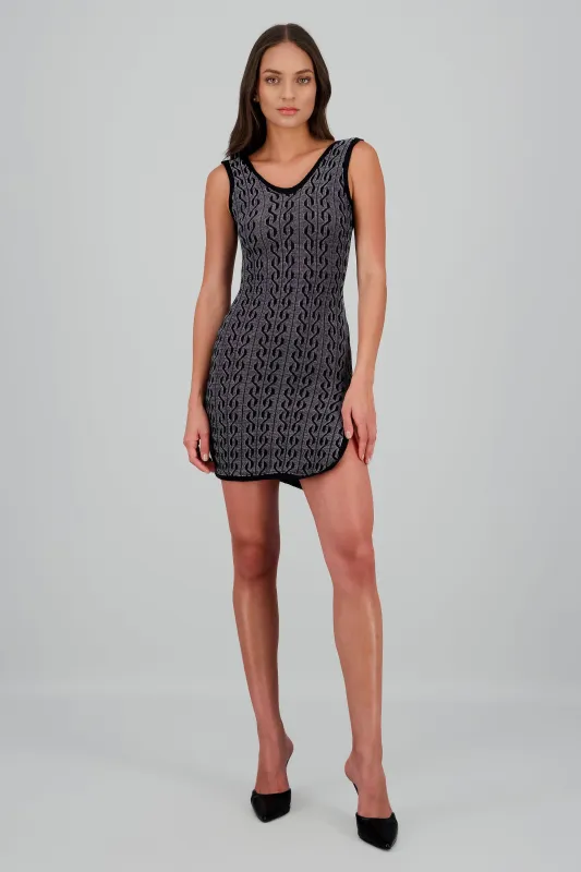 Vestido midi escote v sold by Shasa