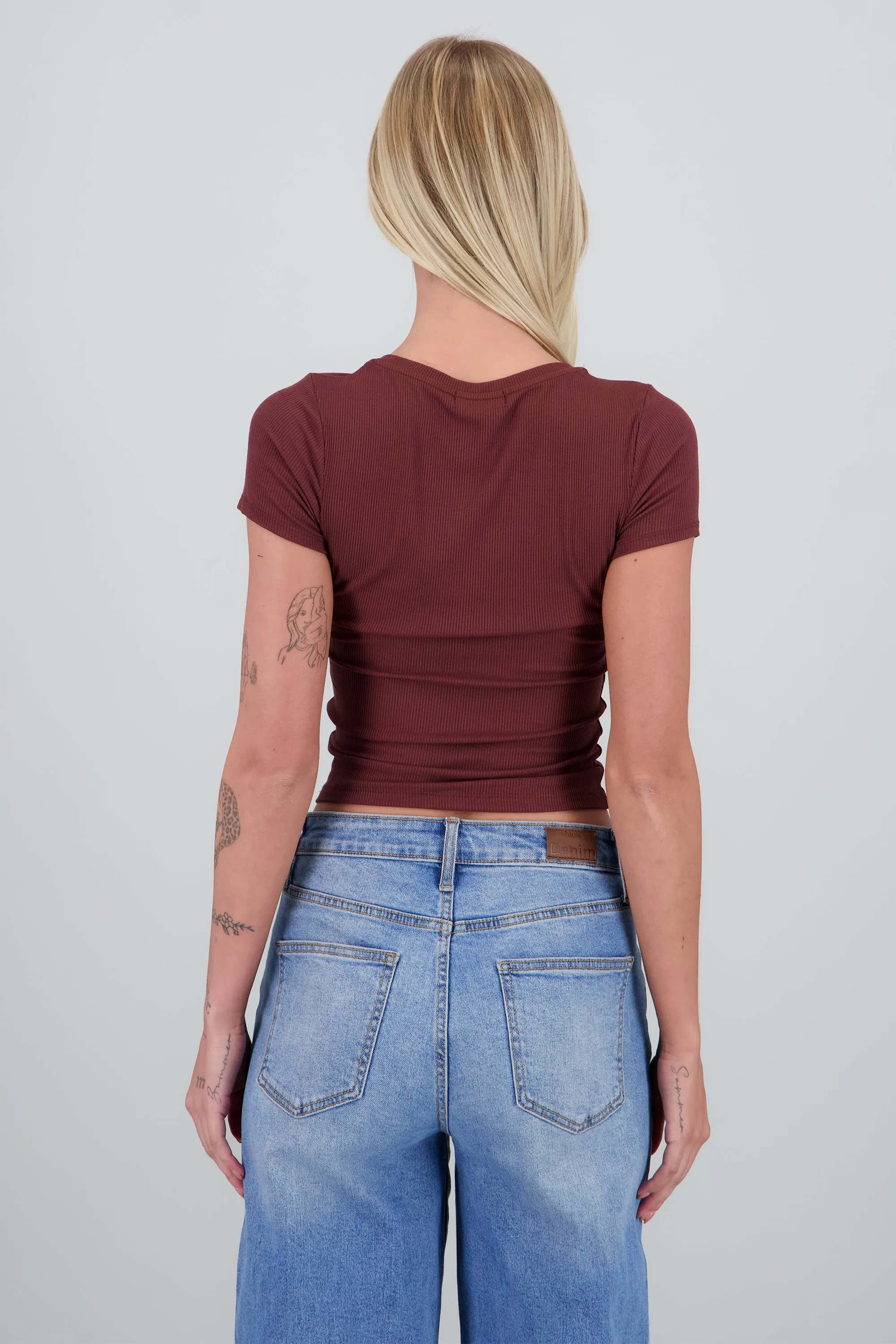 Top manga corta cuello redondo sold by Shasa product image thumbnail 4