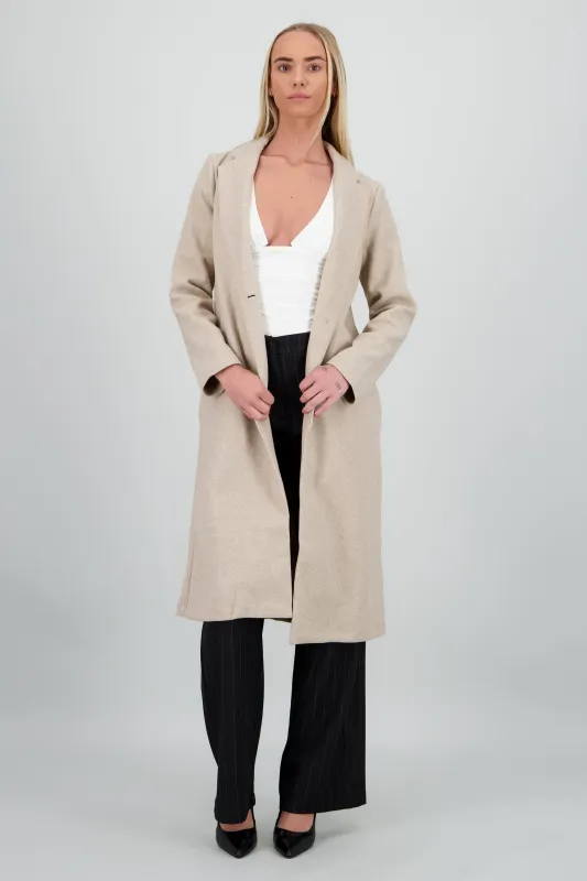 Abrigo largo boton sold by Shasa