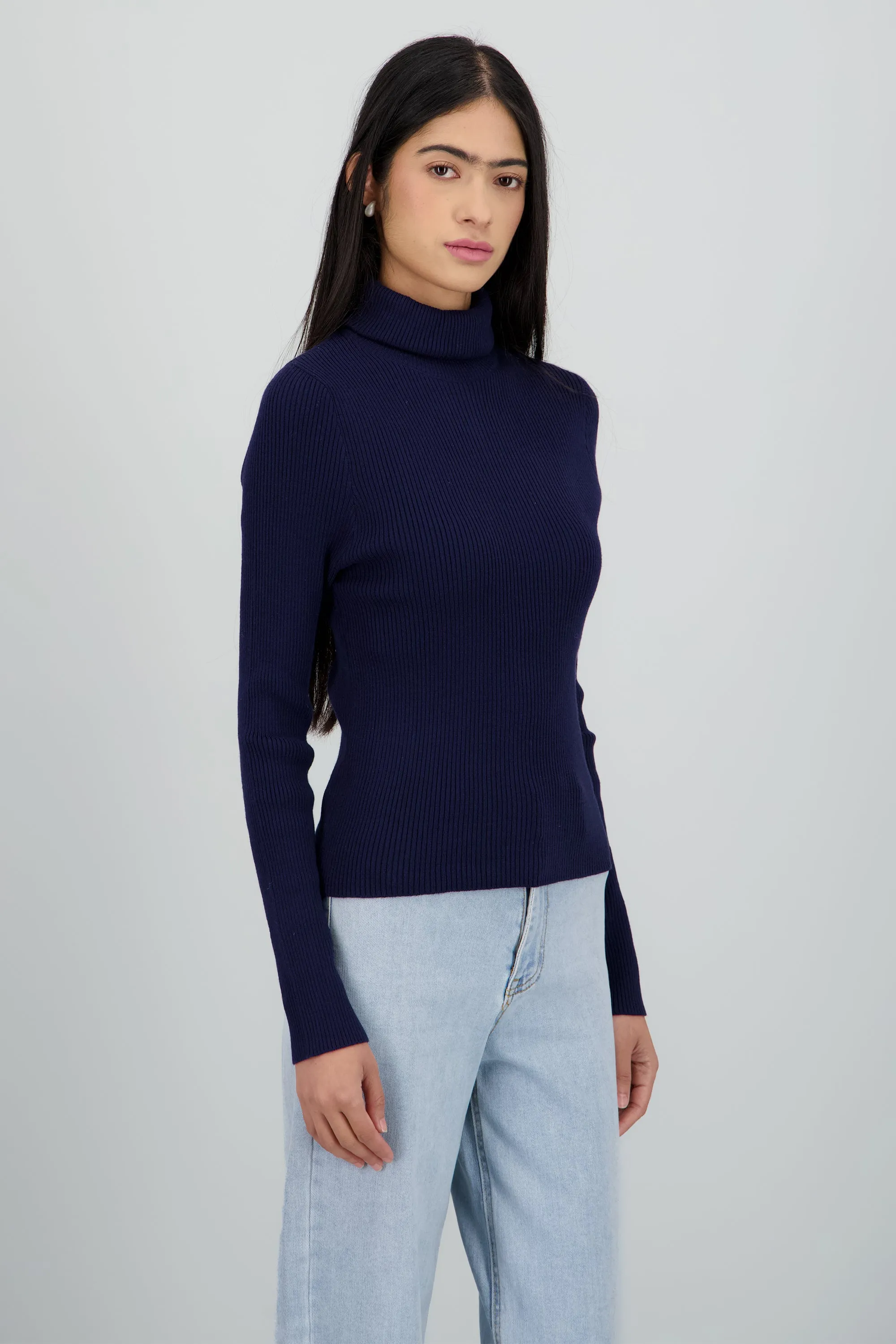 Sueter acanalado con cuello alto sold by Shasa product image thumbnail 3