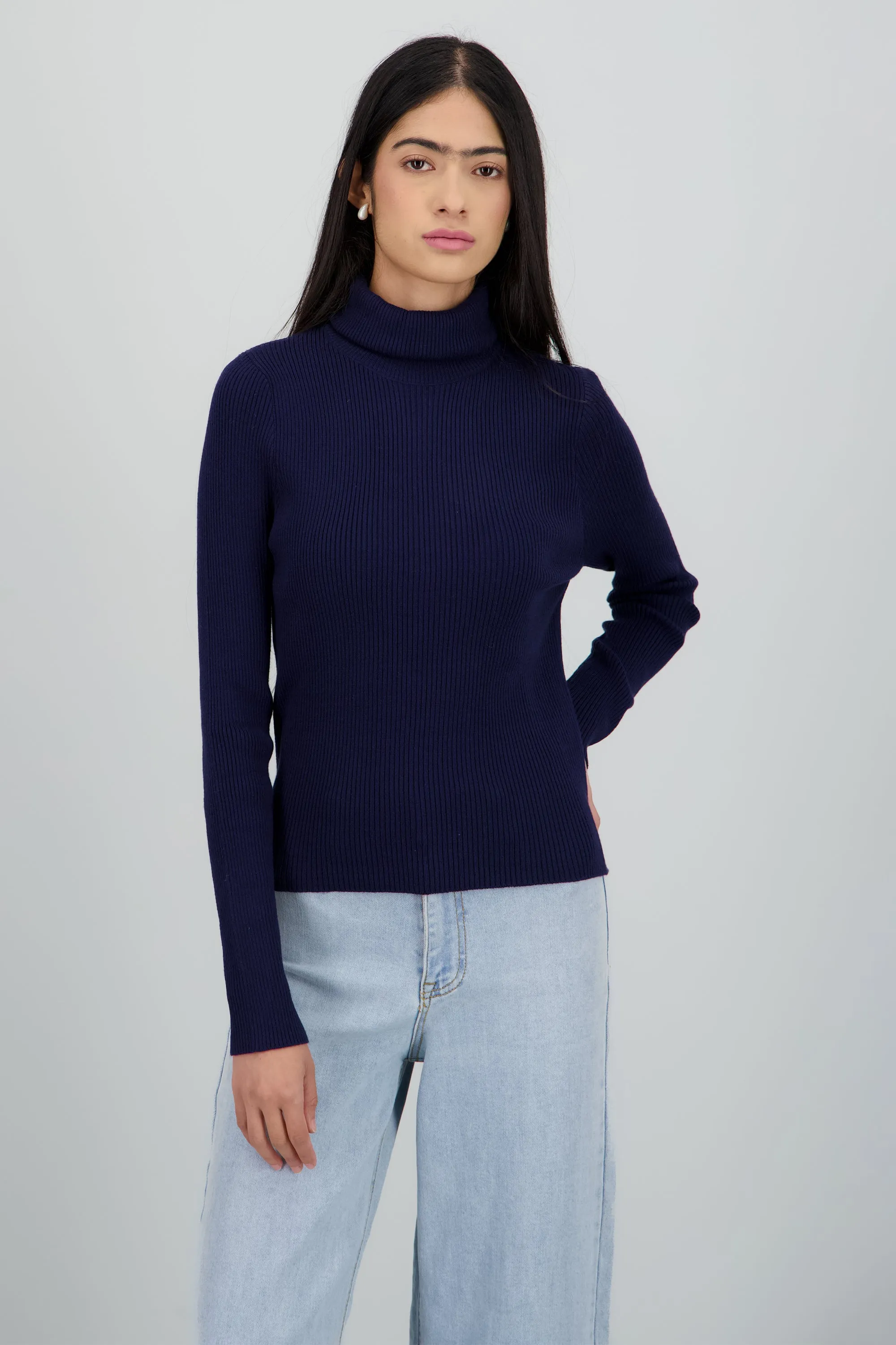 Sueter acanalado con cuello alto sold by Shasa product image thumbnail 2