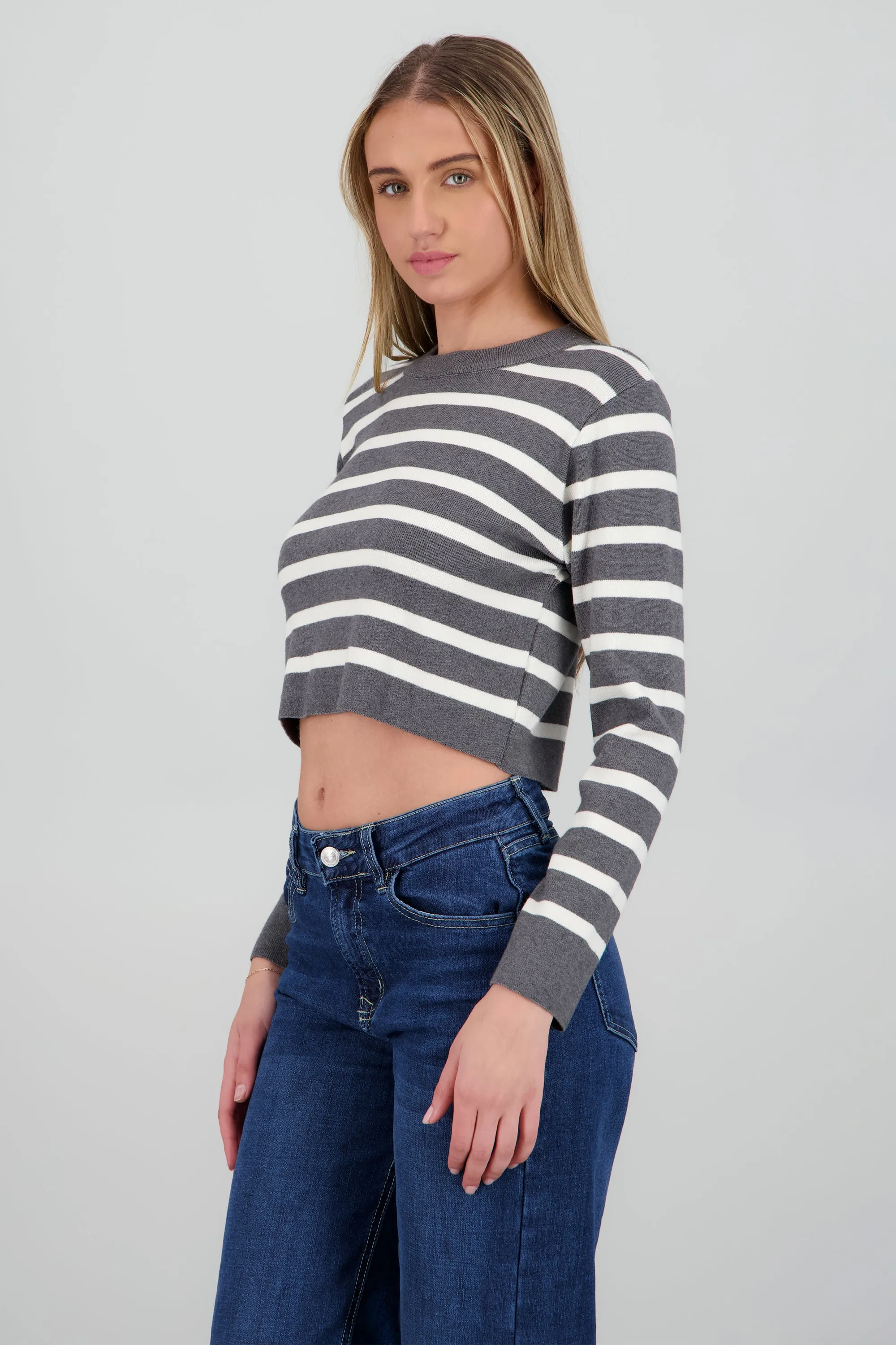 Sueter rayas crop sold by Shasa product image thumbnail 3