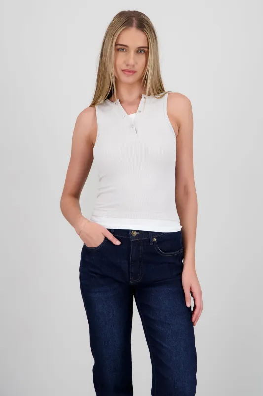 Top botones doble tela sold by Shasa