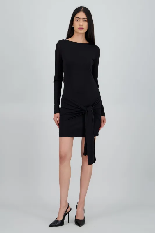 Vestido detalle cintura manga larga sold by Shasa