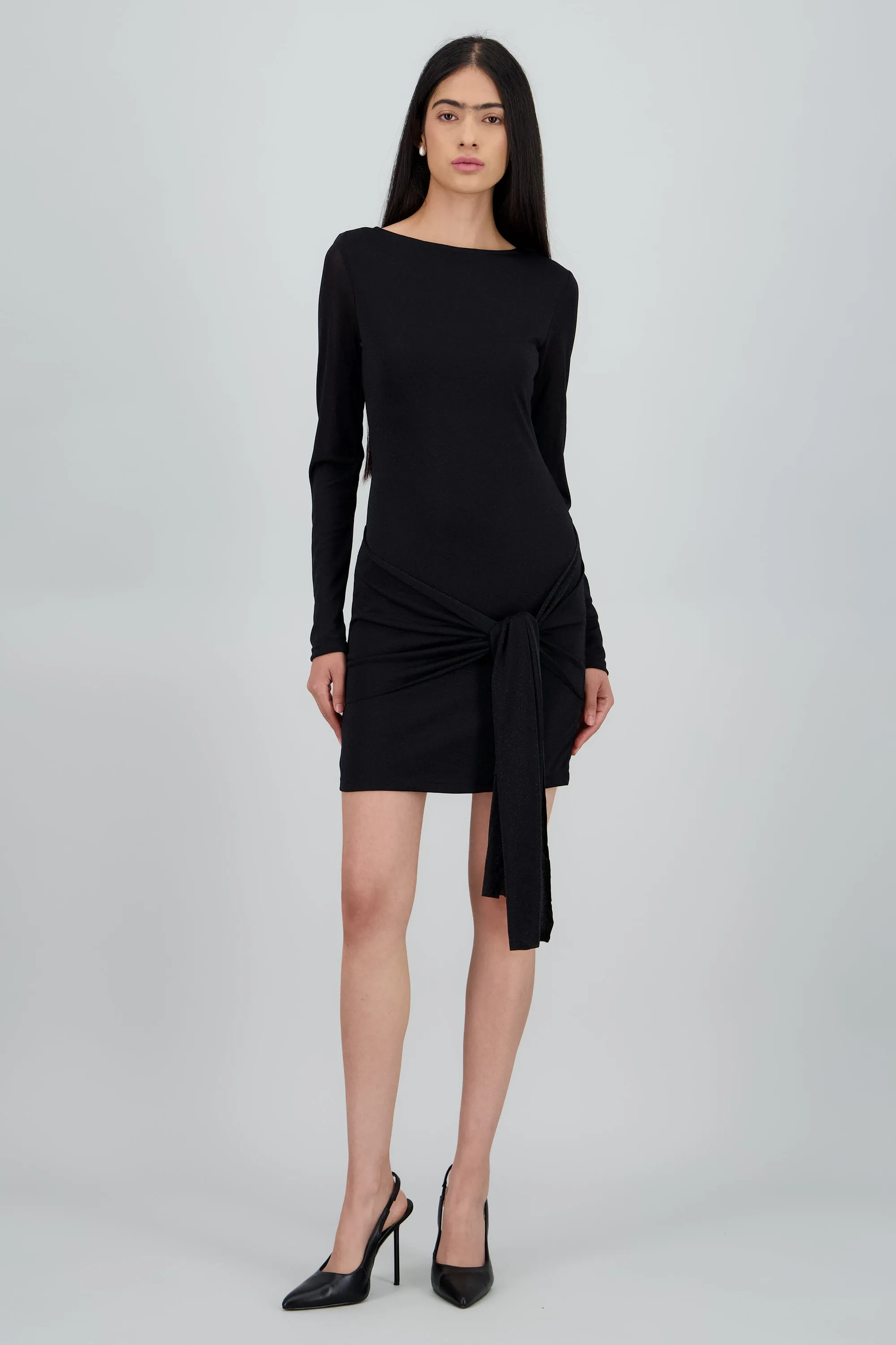 Vestido detalle cintura manga larga sold by Shasa