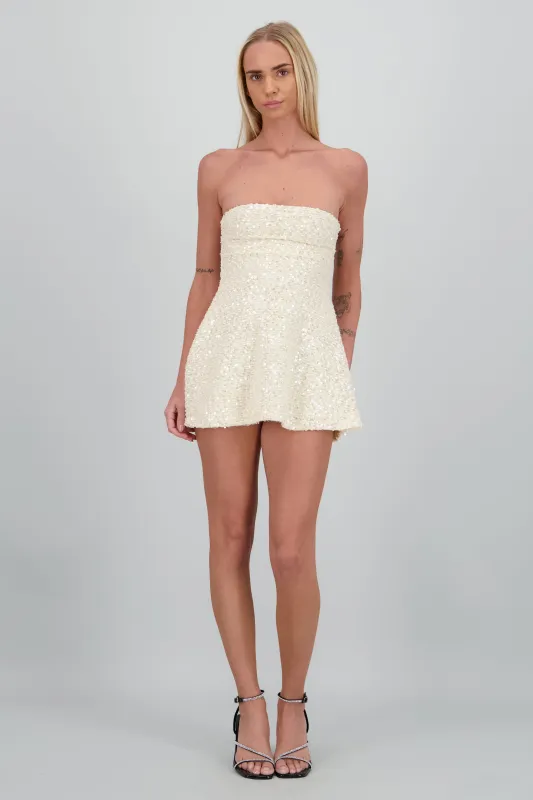 Vestido lentejuelas corte A sold by Shasa