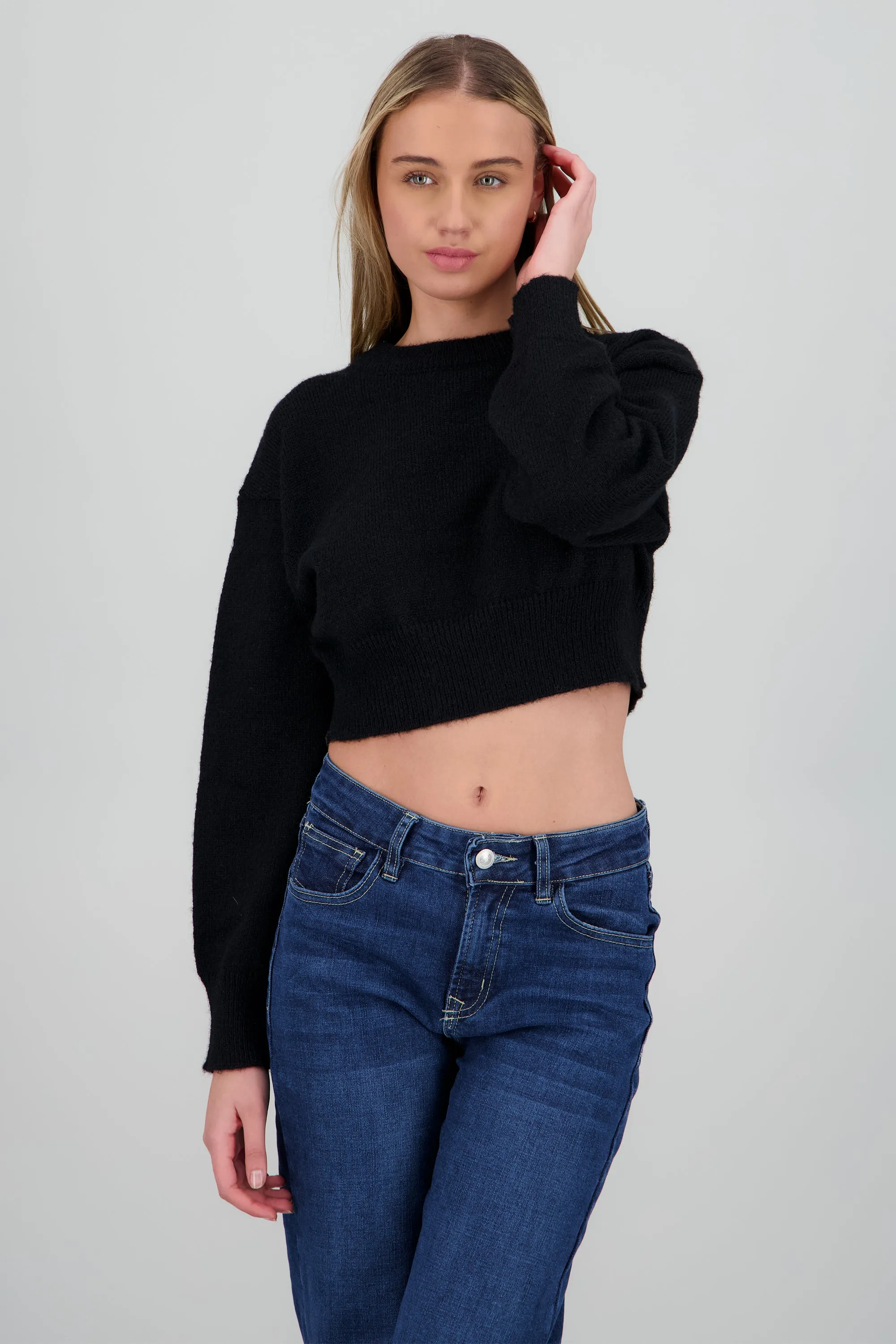 Sueter crop liso resorte sold by Shasa product image thumbnail 2