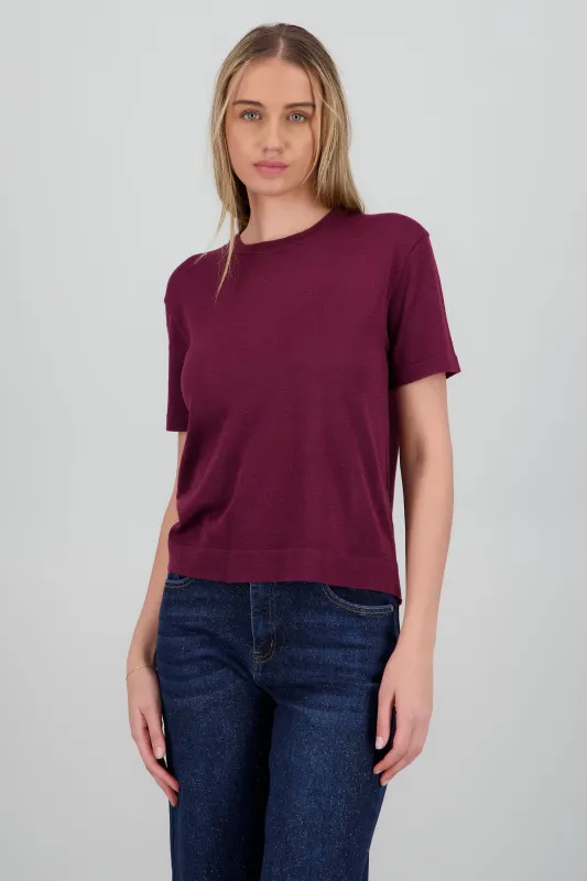 Top tejido detalle brillos sold by Shasa