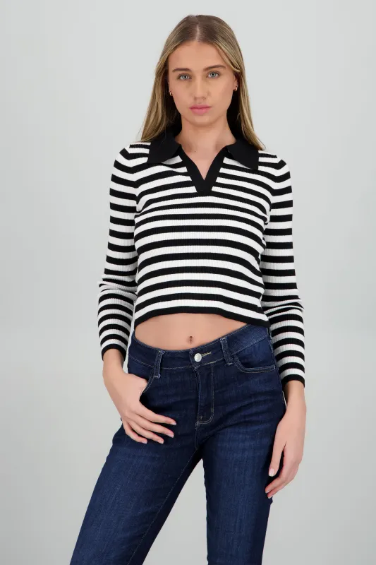 Top polo manga larga rayas sold by Shasa