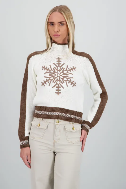 Sueter navideño copo de nieve sold by Shasa