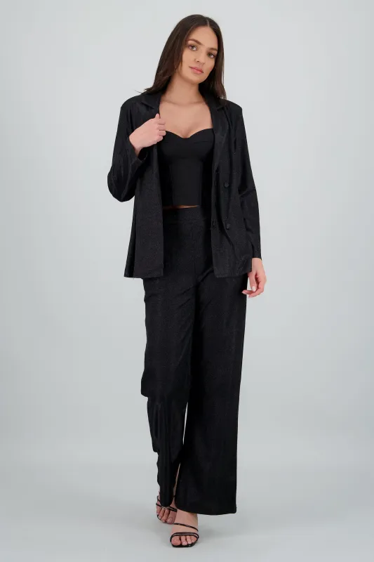 Pantalon amplio brillos sold by Shasa