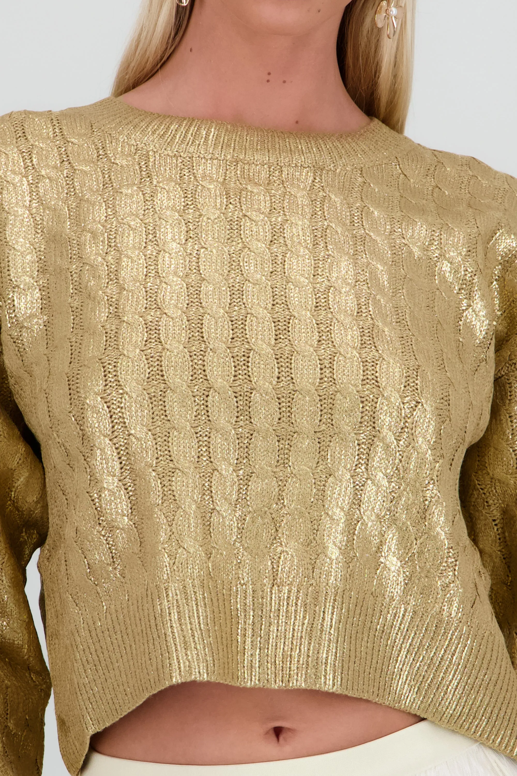 Sueter manga larga trenzado foil sold by Shasa product image thumbnail 5