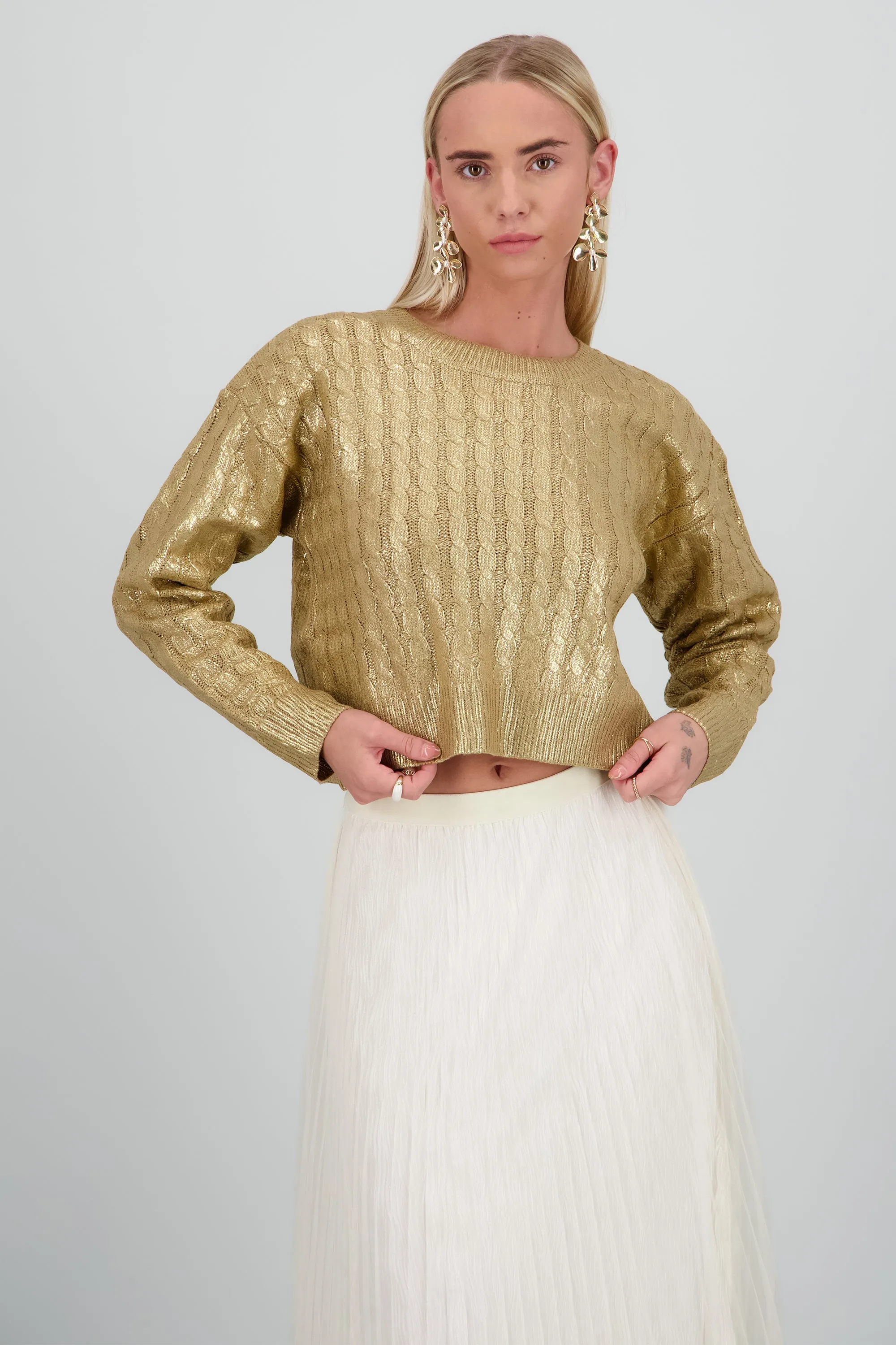 Sueter manga larga trenzado foil sold by Shasa product image thumbnail 2