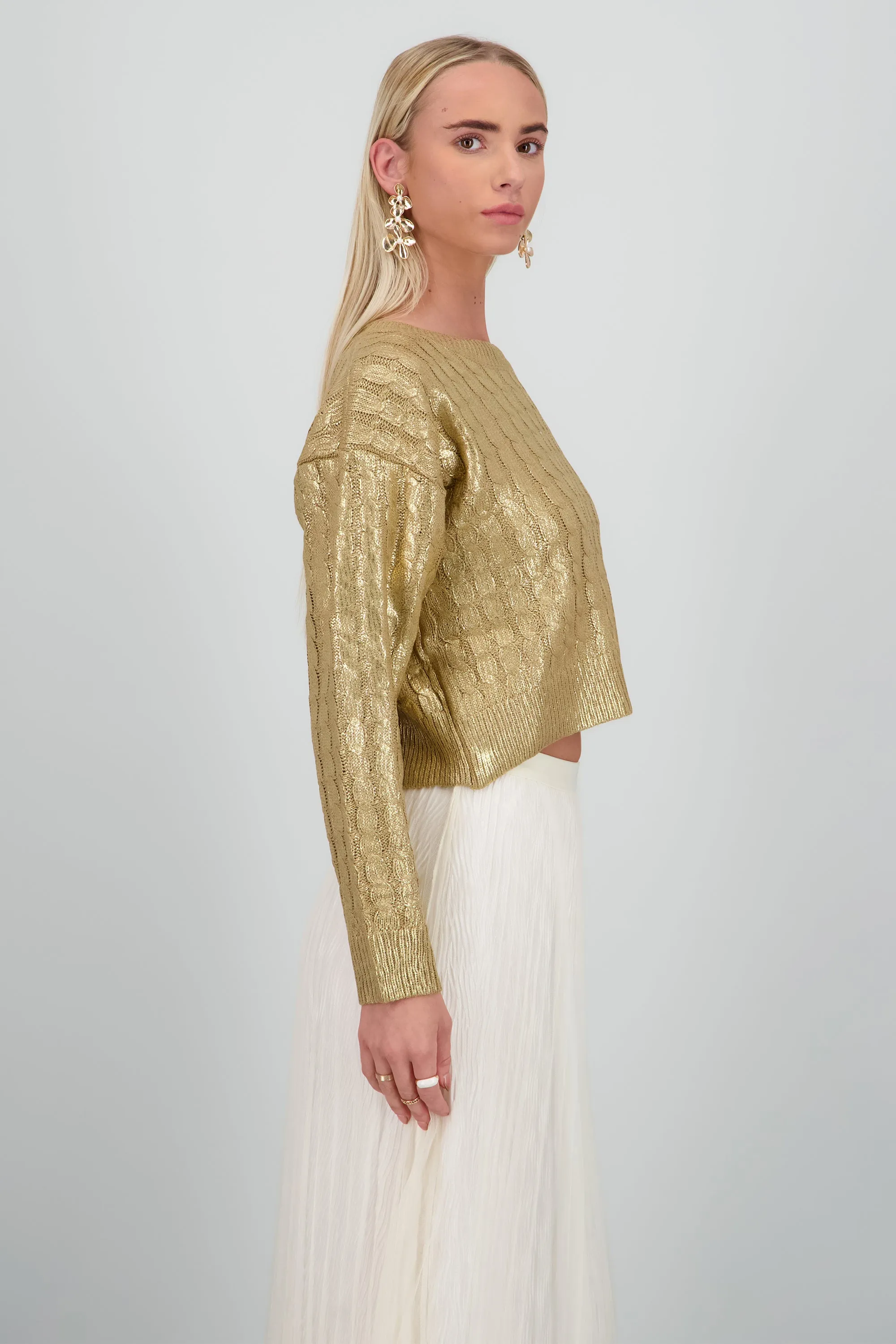 Sueter manga larga trenzado foil sold by Shasa product image thumbnail 3