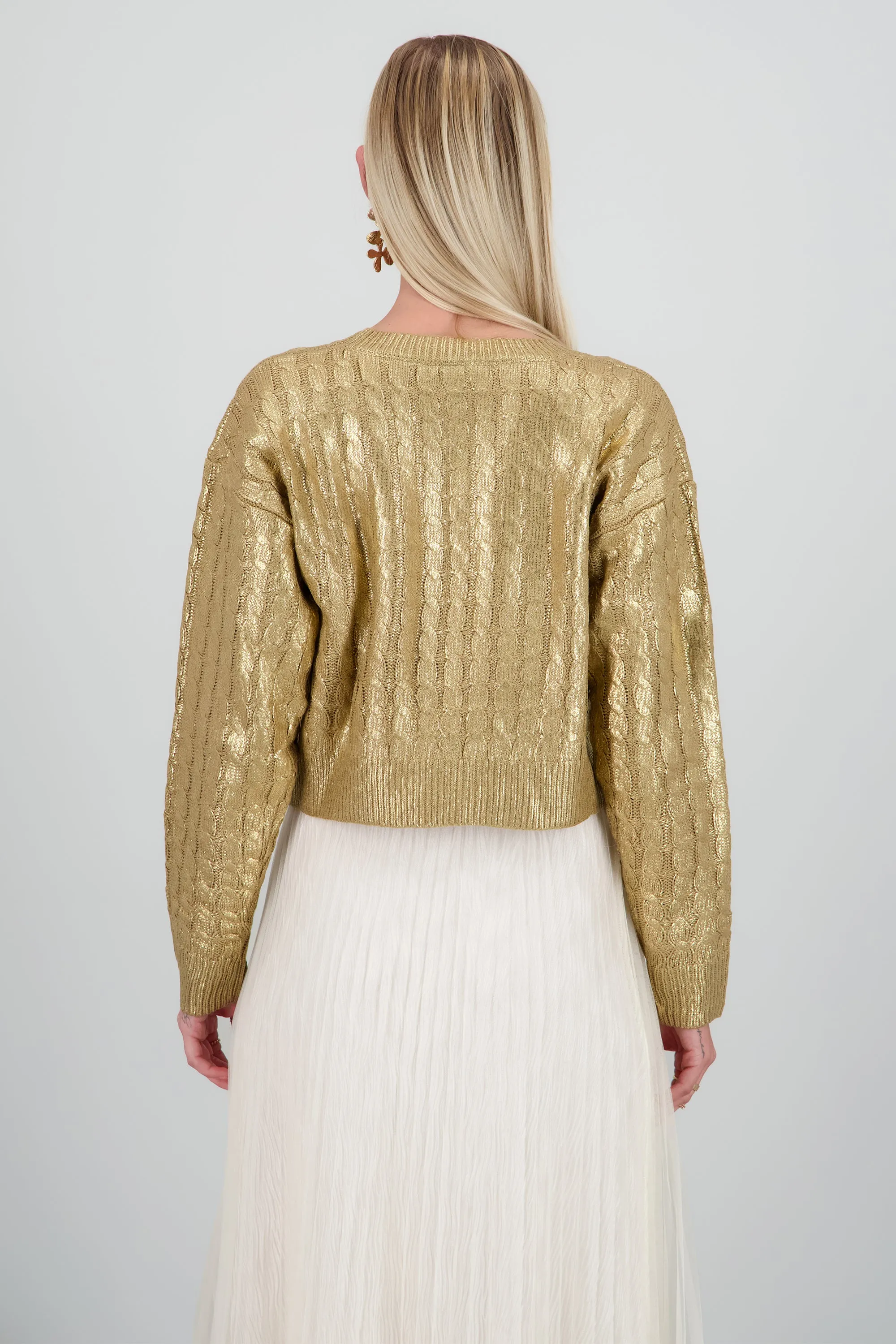 Sueter manga larga trenzado foil sold by Shasa product image thumbnail 4