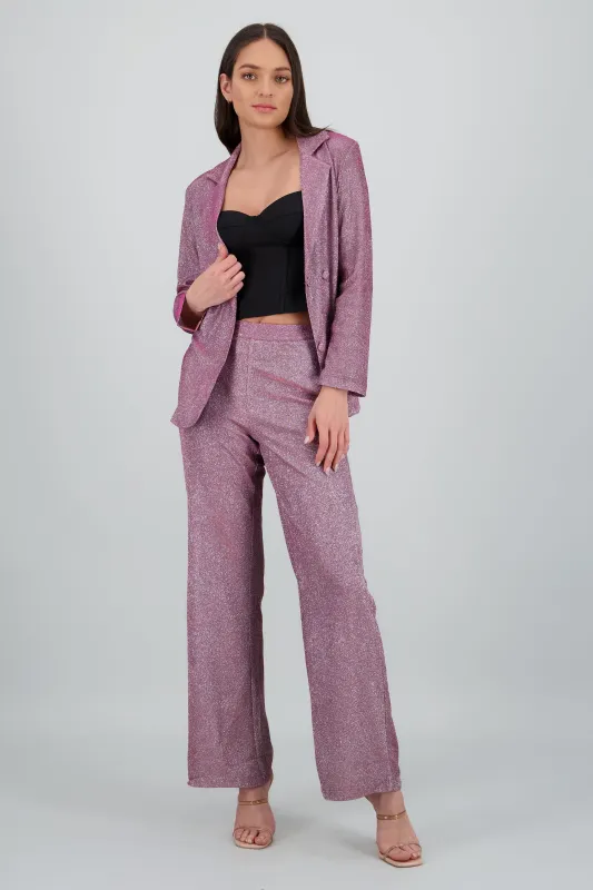 Pantalon amplio brillos sold by Shasa