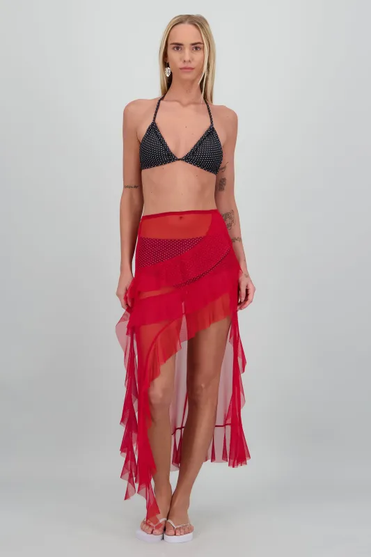 Salida olanes mesh asimetrica sold by Shasa