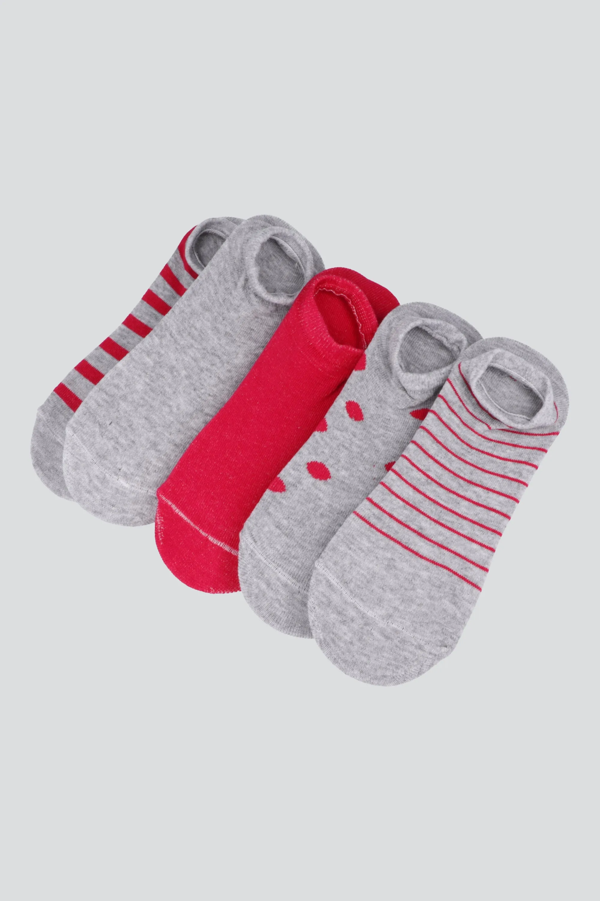 Set 5 pack cubrepies lineas polka sold by Shasa product image thumbnail 2