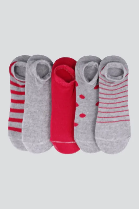 Set 5 pack cubrepies lineas polka sold by Shasa