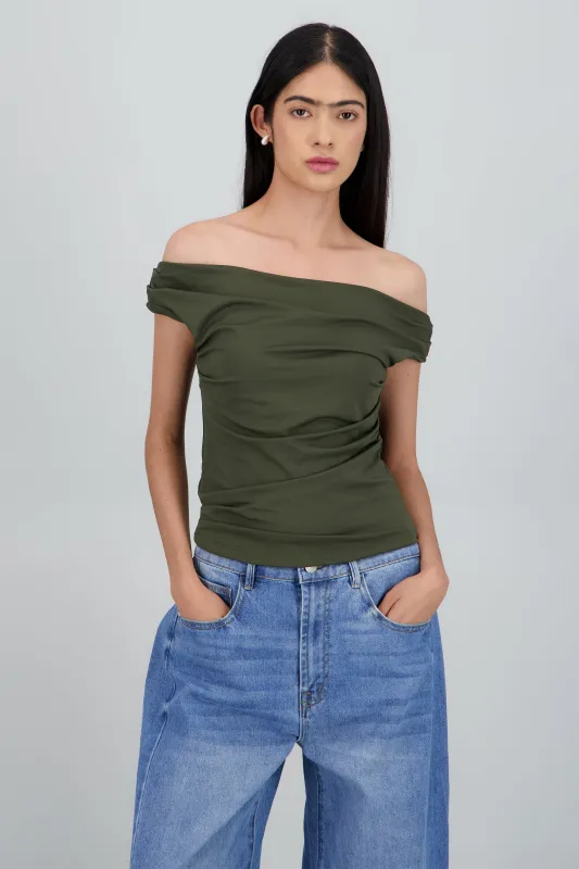 Top strapples detalle frunce sold by Shasa