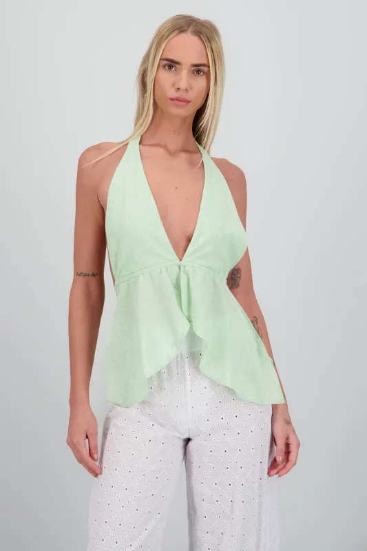 Top halter espalda descubierta sold by Shasa