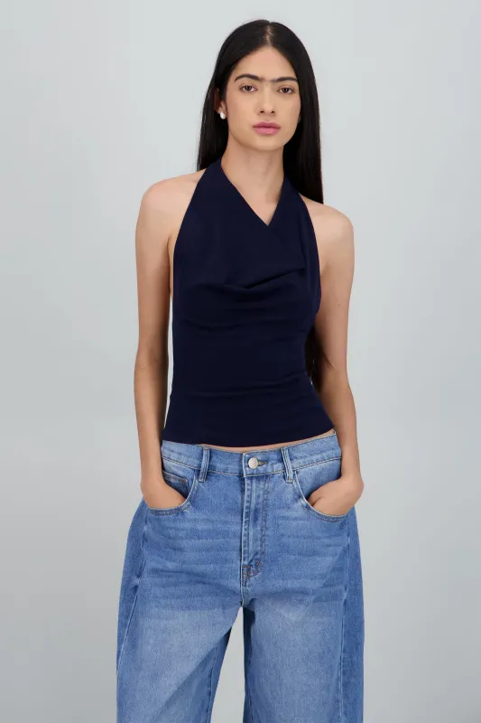 Top halter escote cascada sold by Shasa