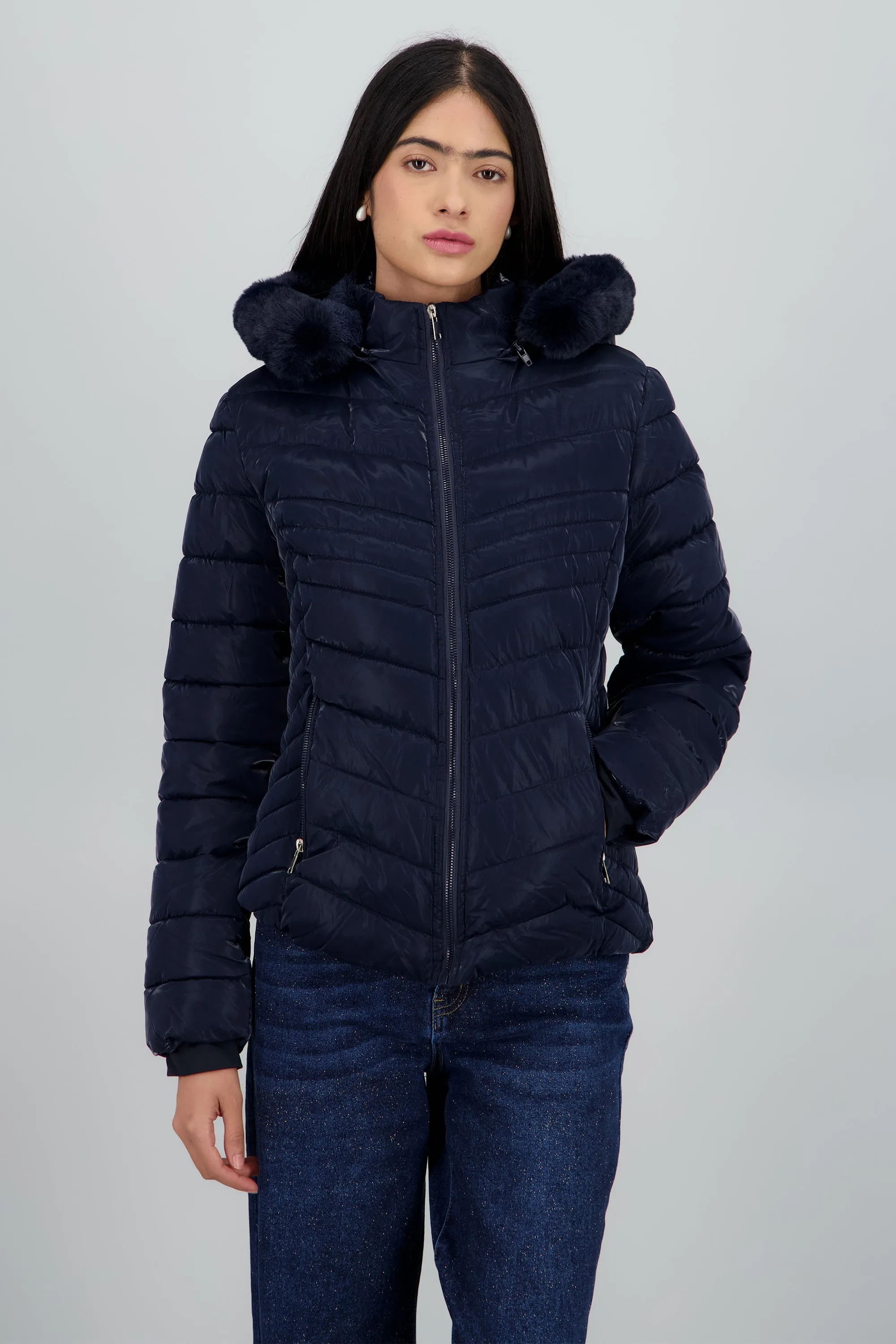 Chamarra capitonada det peluche con cierre sold by Shasa product image thumbnail 2