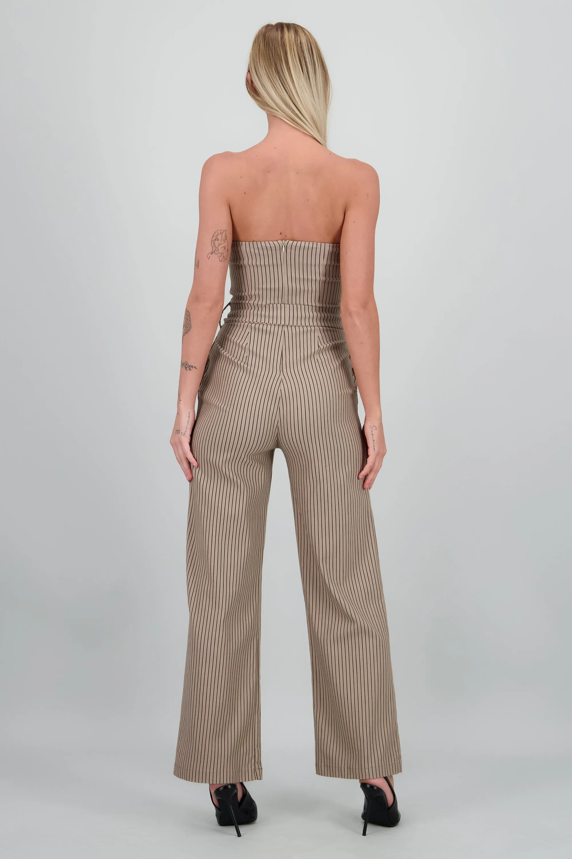 Jumpsuit strapless rayas detalle laso sold by Shasa product image thumbnail 4