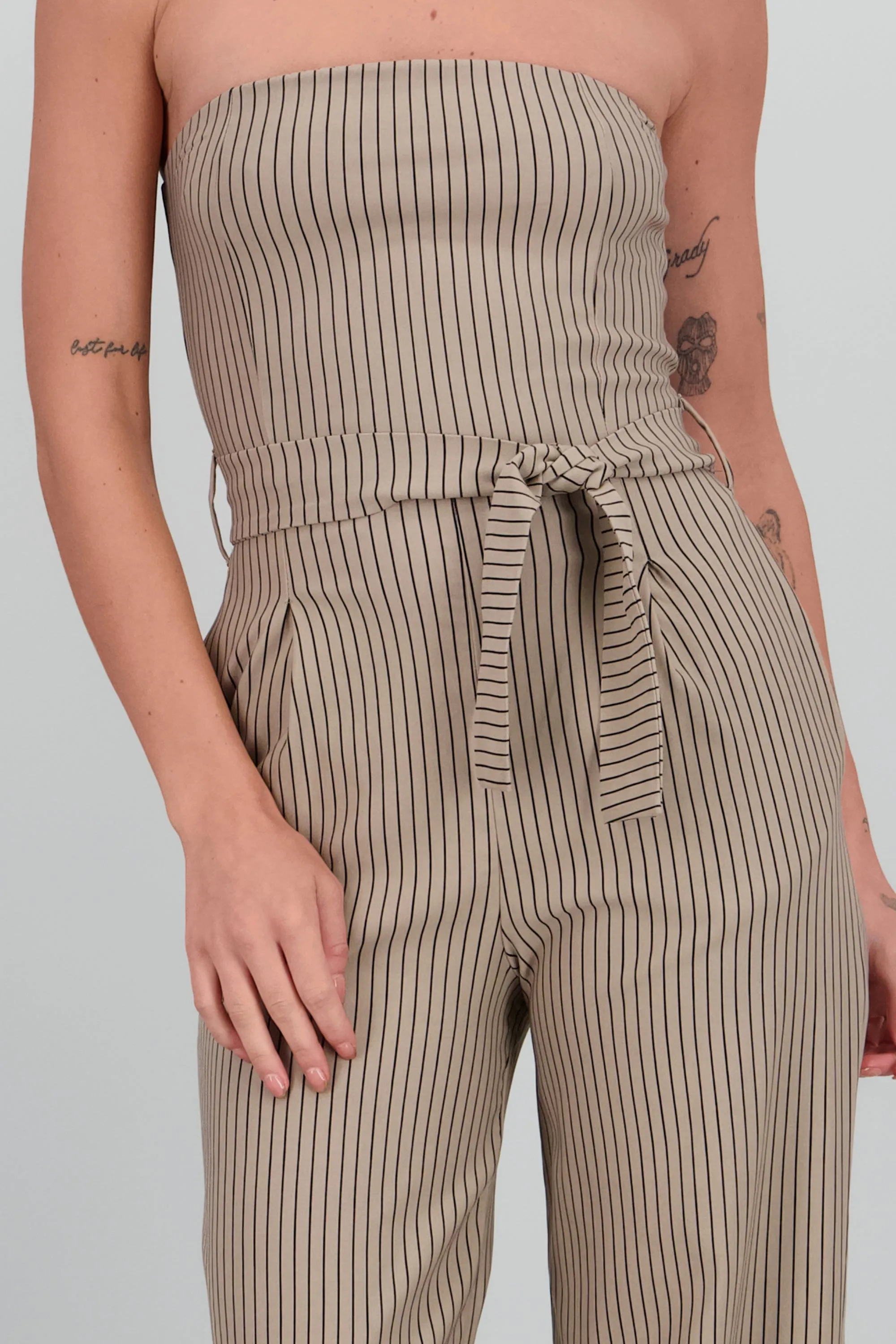Jumpsuit strapless rayas detalle laso sold by Shasa product image thumbnail 5