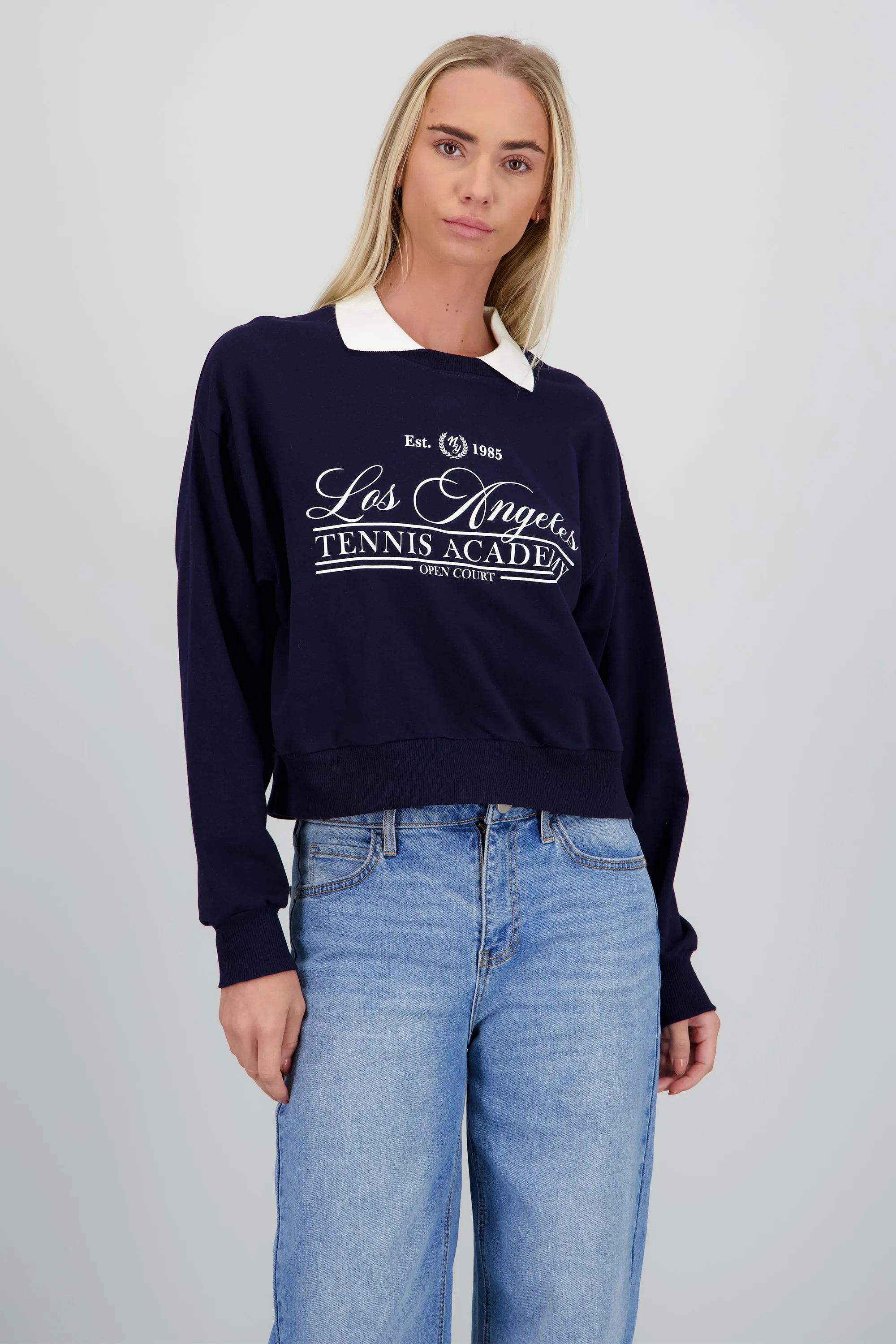 Sudadera los angeles cuello polo sold by Shasa