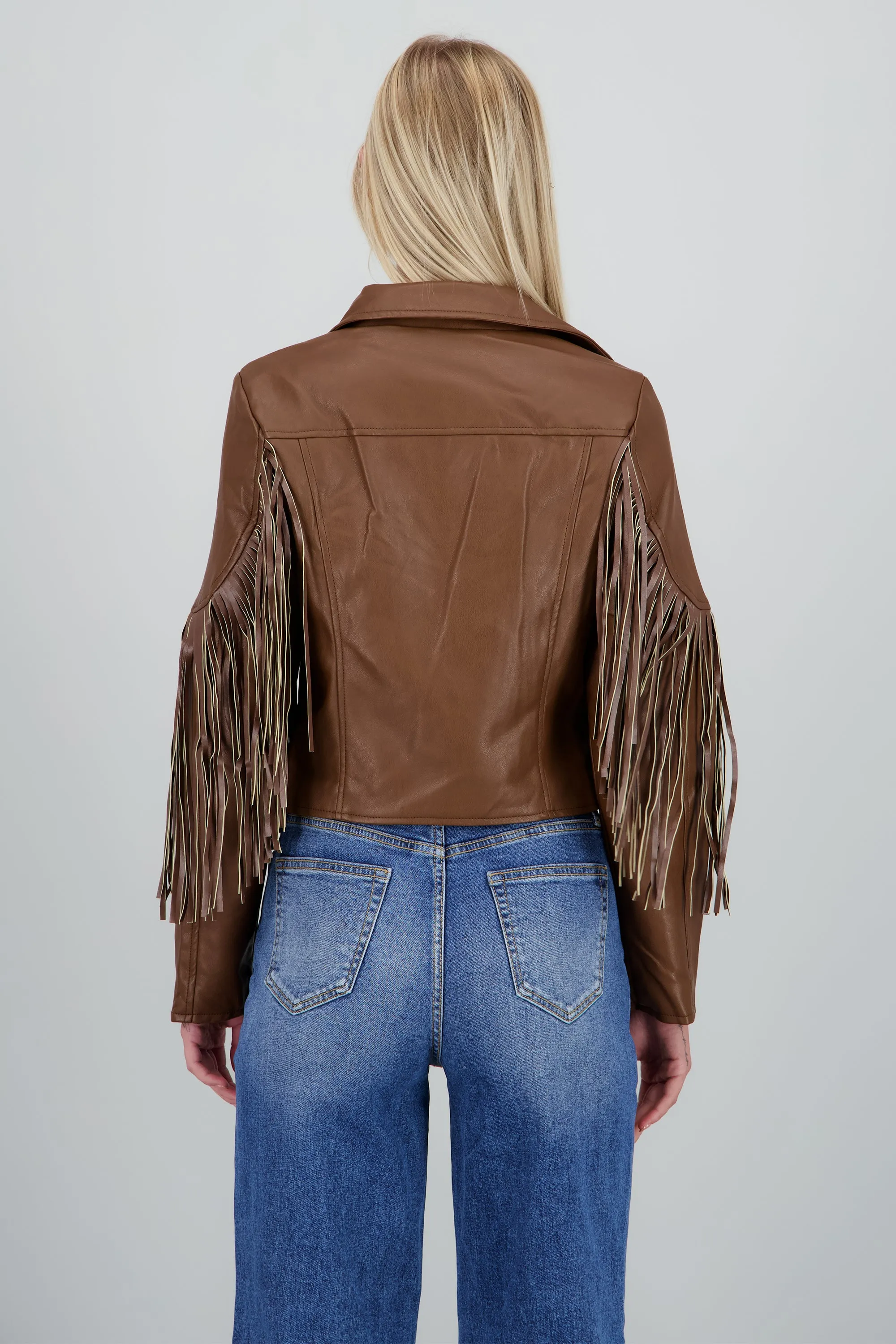 Chamarra fringe PU sold by Shasa product image thumbnail 4