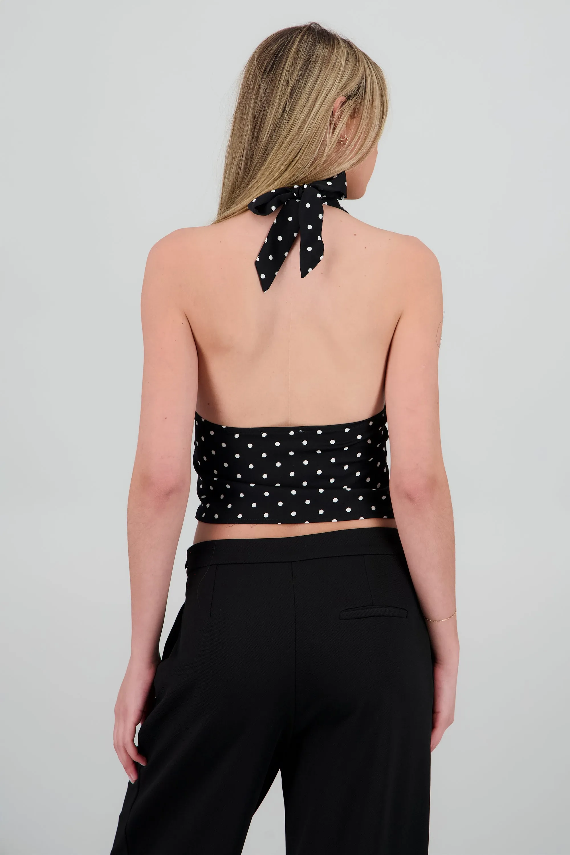 Blusa halter polka dots sold by Shasa product image thumbnail 4