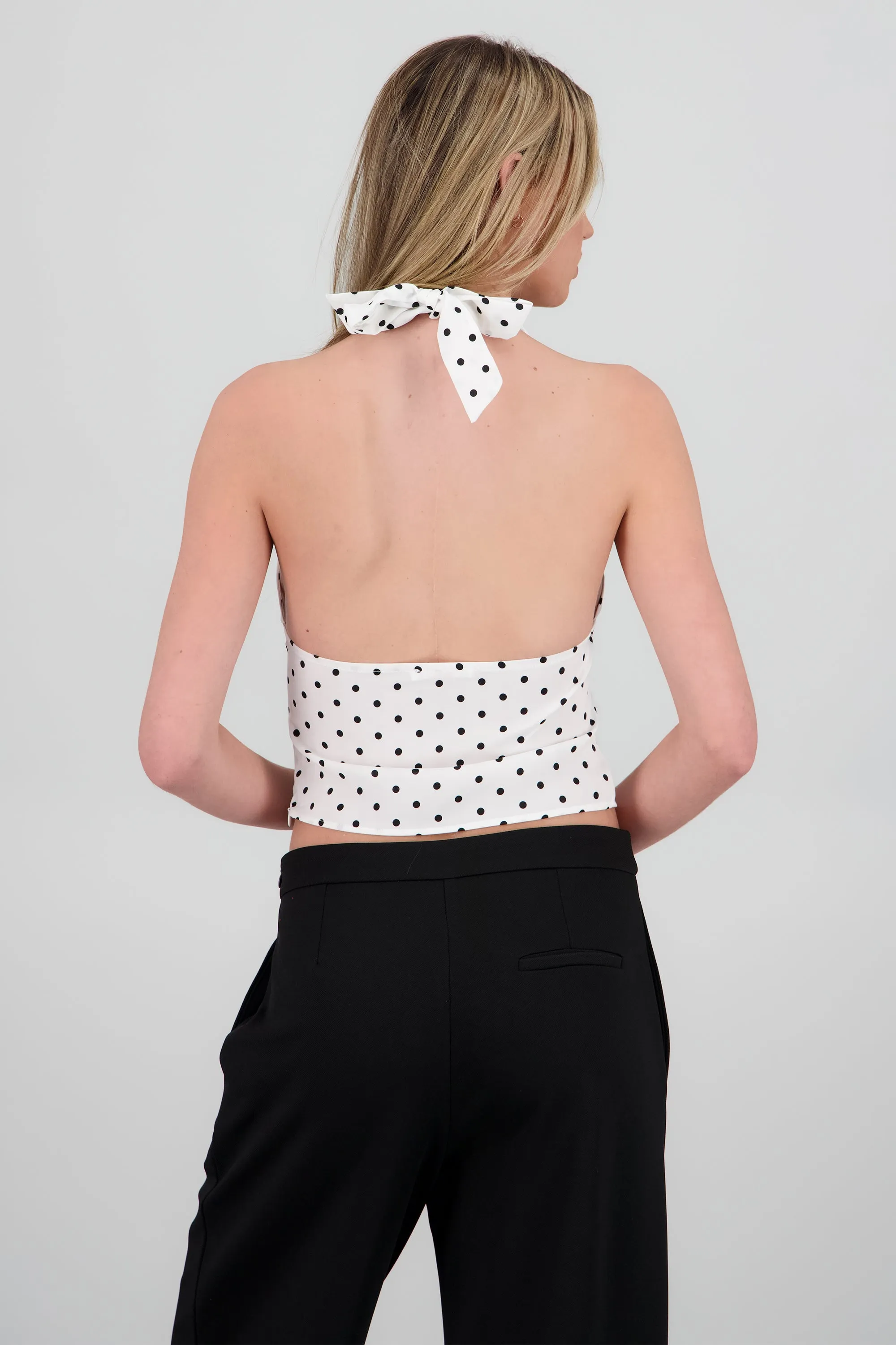 Blusa halter polka dots sold by Shasa product image thumbnail 4
