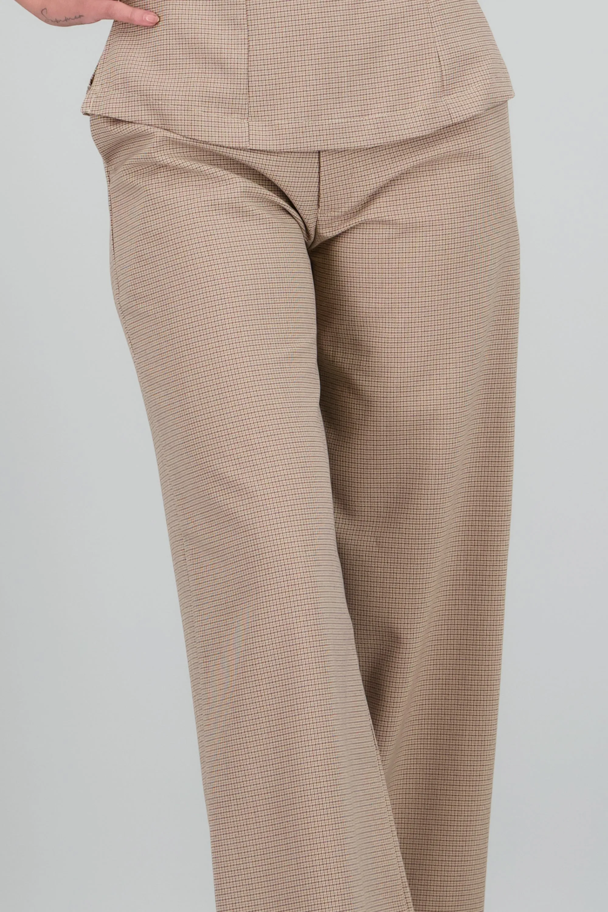 Pantalon amplio estampado tartan sold by Shasa product image thumbnail 5