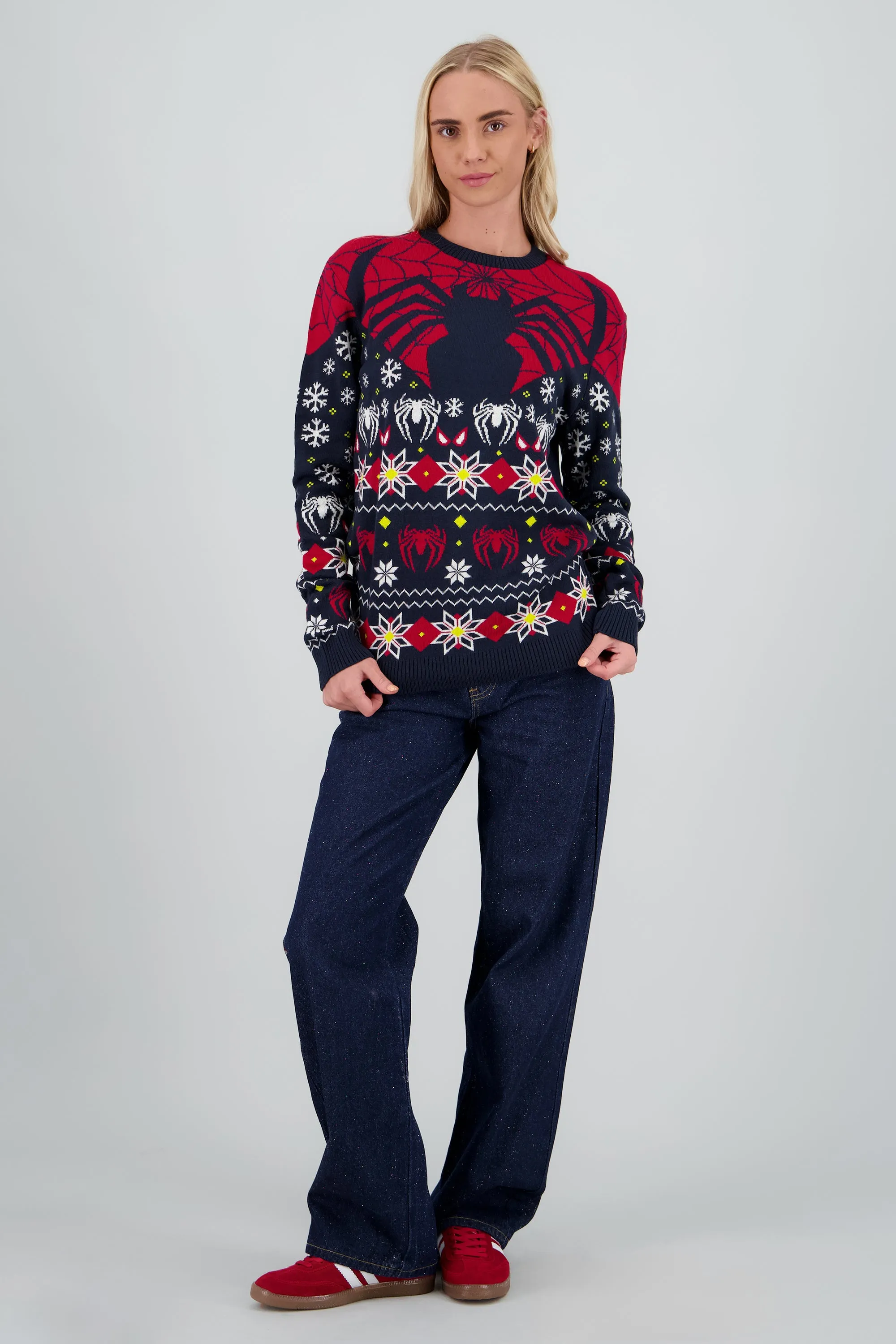 Suéter navideño unisex Spiderman sold by Shasa product image thumbnail 3